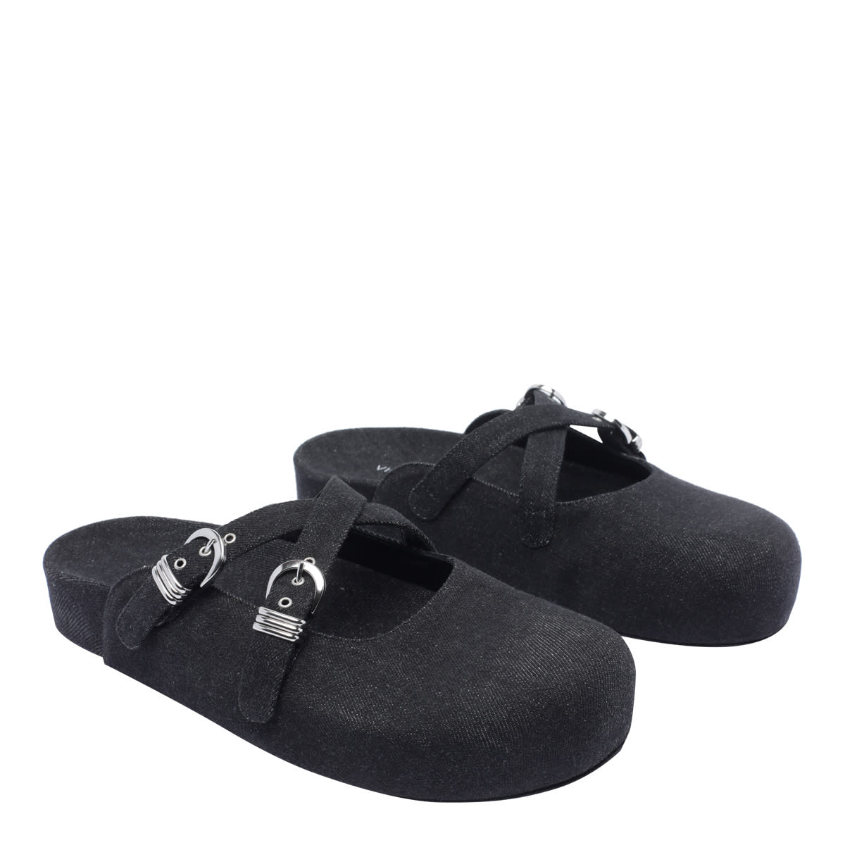 Shop Vic Matie Klompen Sabot In Black