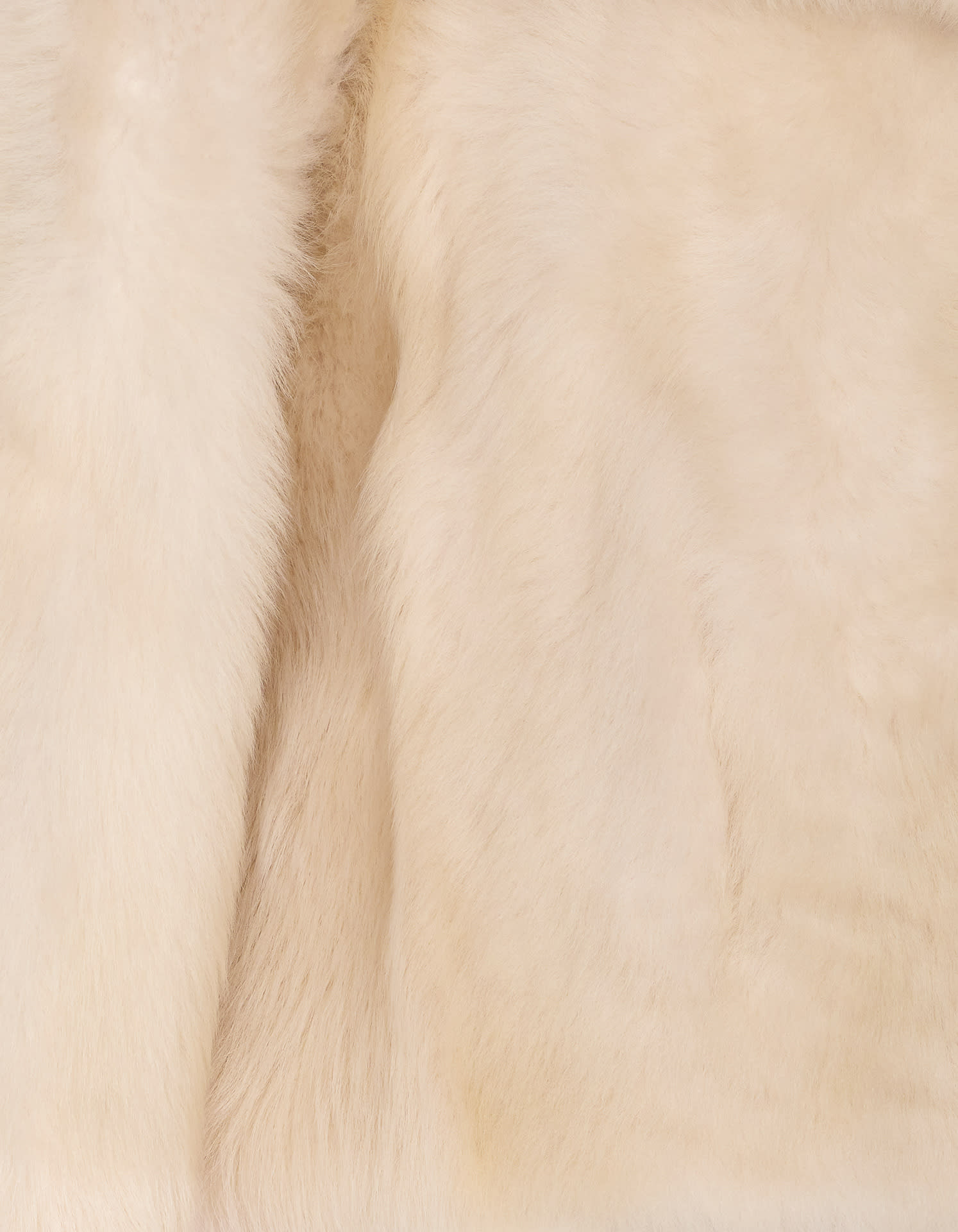 Yves Salomon Luxurious Faux Fur Jacket With Large Collar In Multi