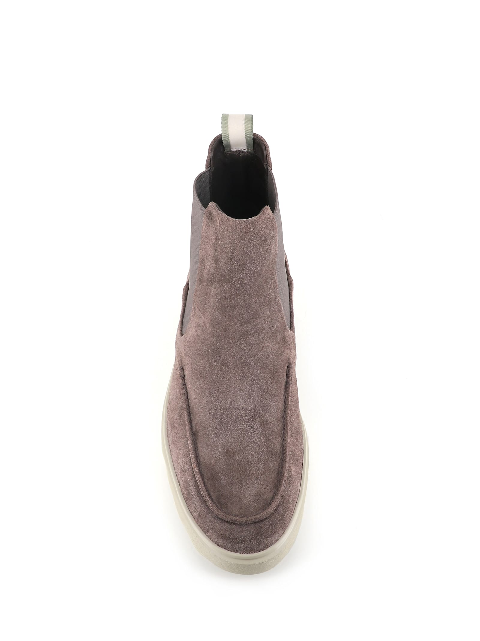 Officine Creative Suede Chelsea Boots In Gray