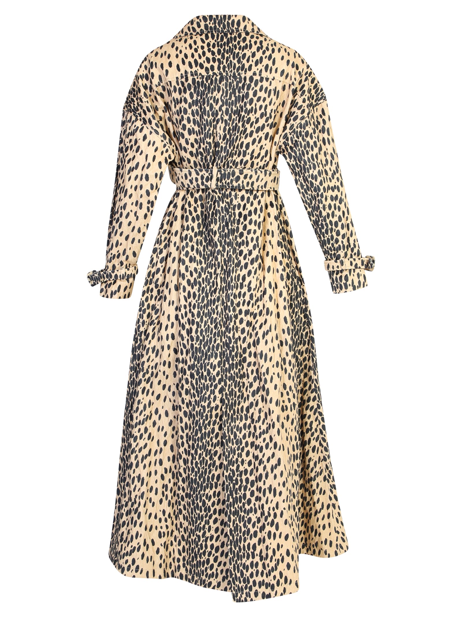 Jacquemus Jacquemus Leopard Print Trench Coat - Beige - 11087276 | italist