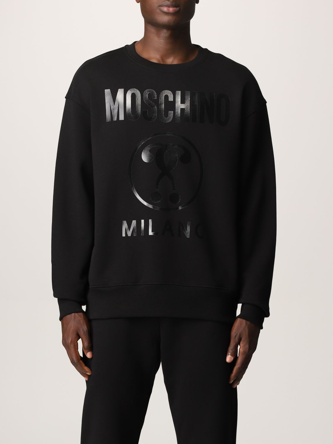 Moschino Couture Sweatshirt Moschino Couture Crewneck Sweatshirt With Big Logo