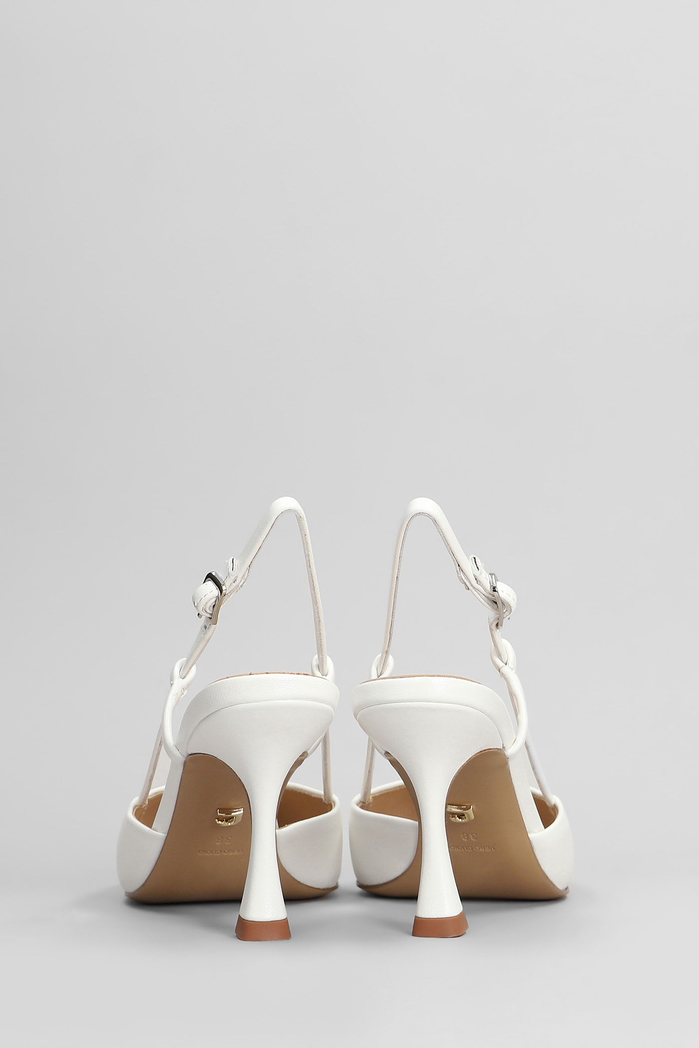 Lola Cruz Carmen Pump 85 Pumps In White Leather In White