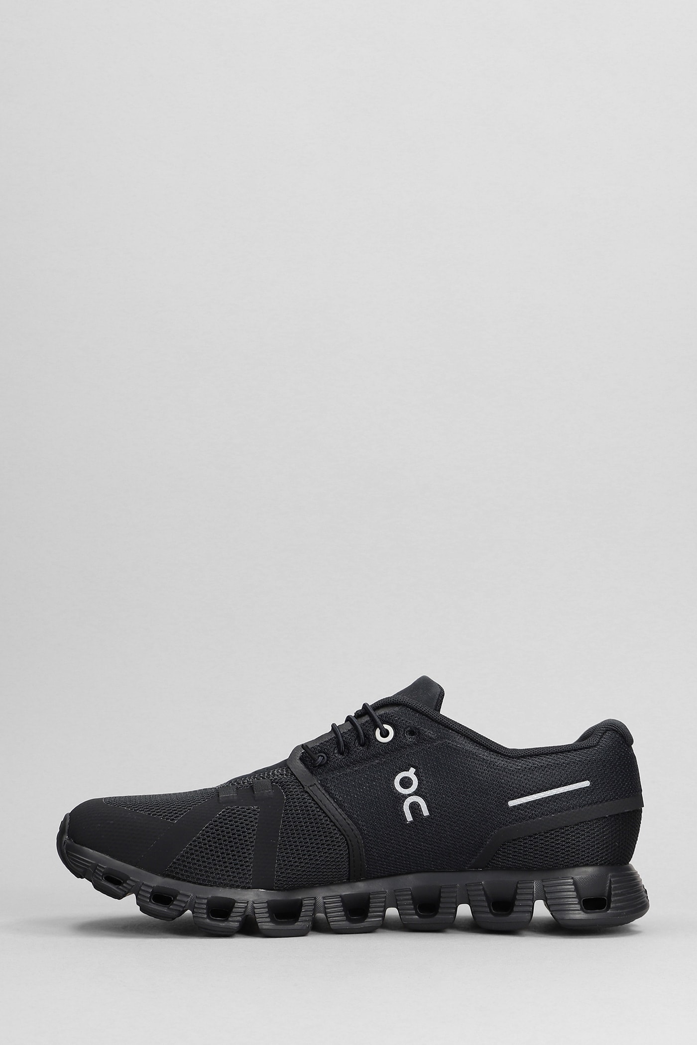 Shop On Cloud 5 Sneakers In Black Polyester