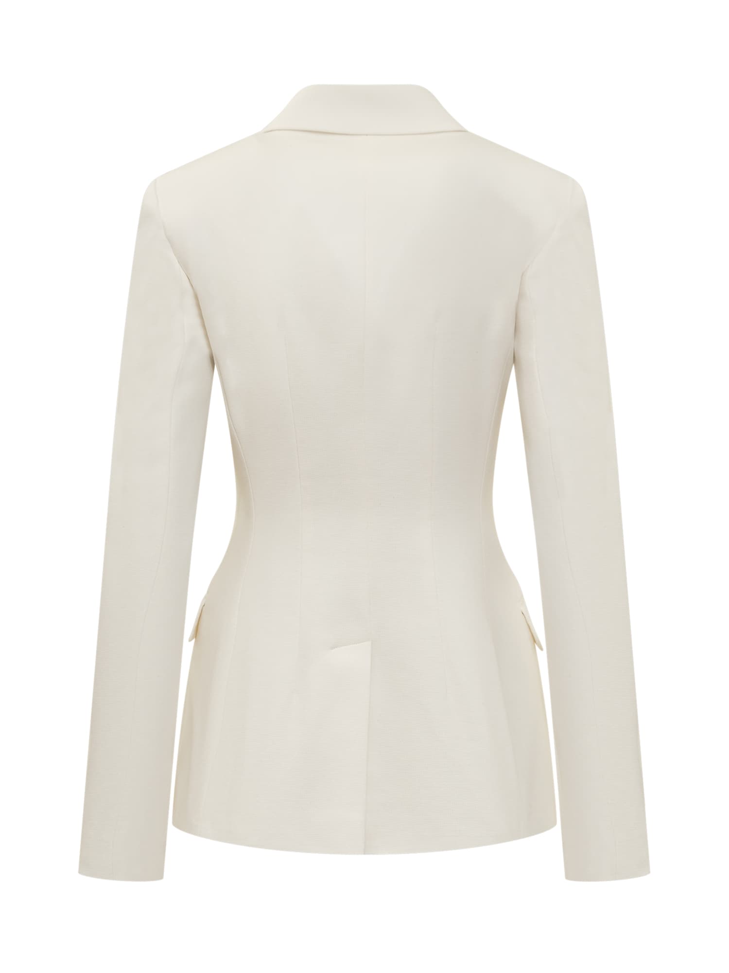 Shop Sportmax Sestri Blazer In Bianco