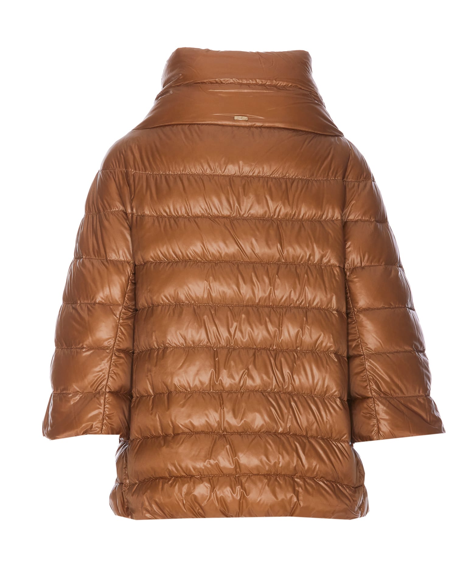 Shop Herno Aminta Down Jacket In Brown