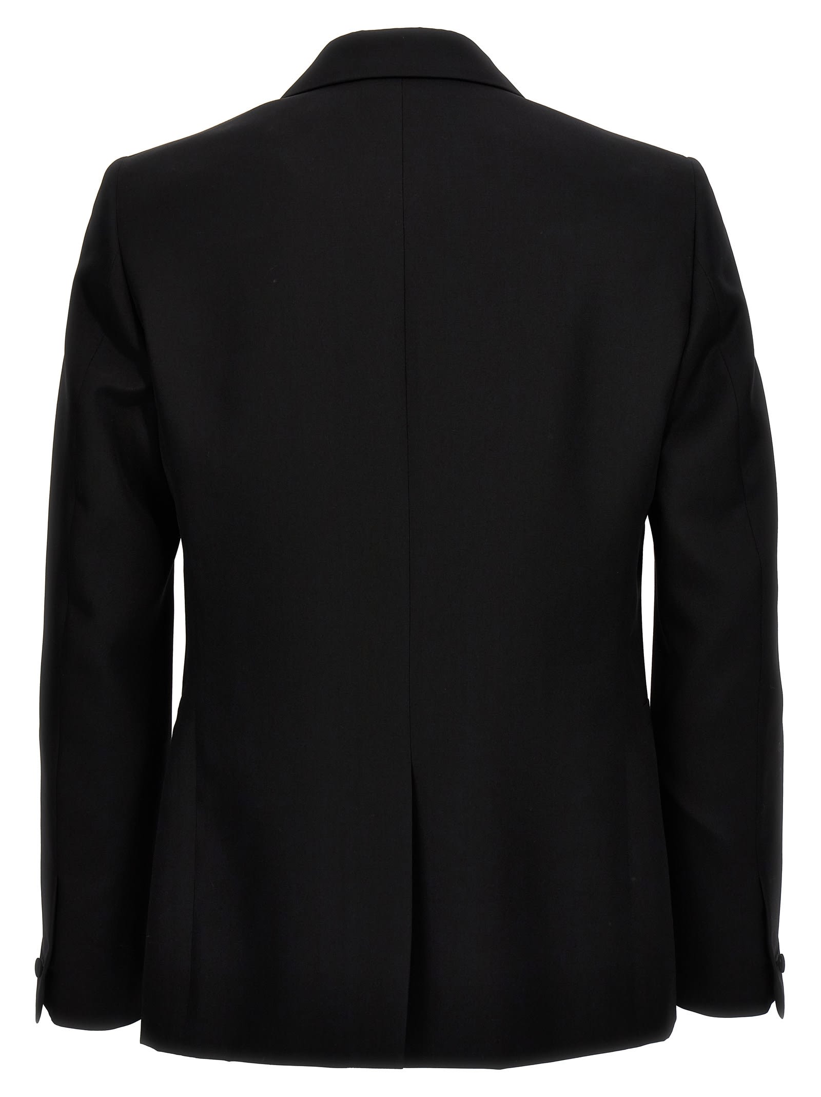 Givenchy 'satin Lapel' Tailored Fit Blazer In Black