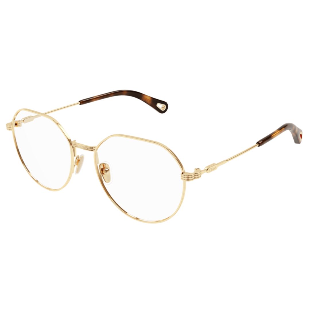 Chloé Ch0180o005 Gold Gold Transparent In Gold