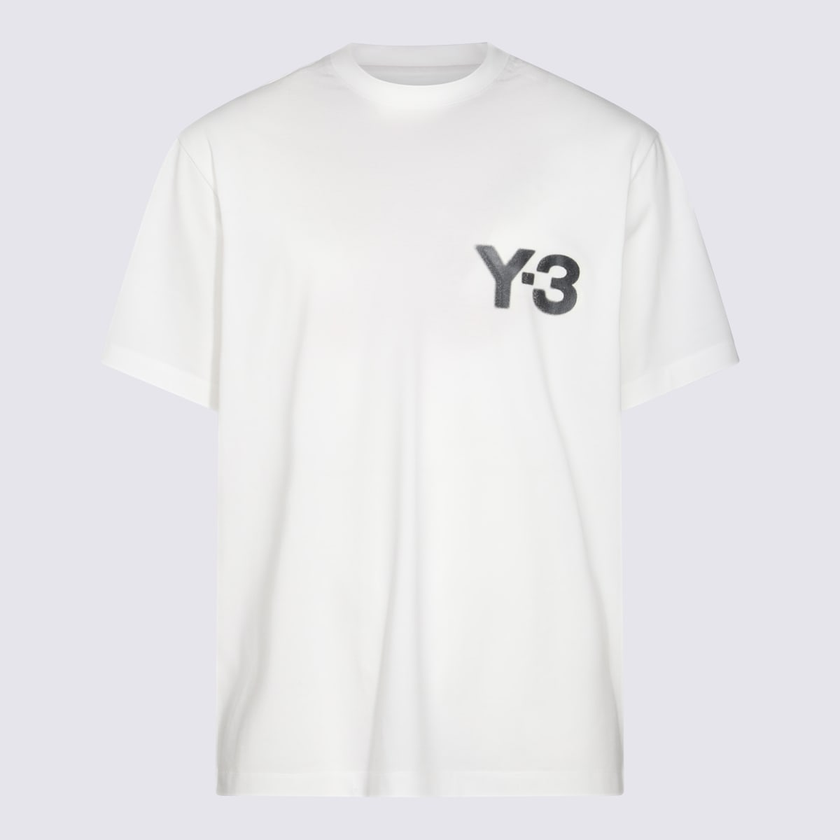 Shop Y-3 White Cotton T-shirt