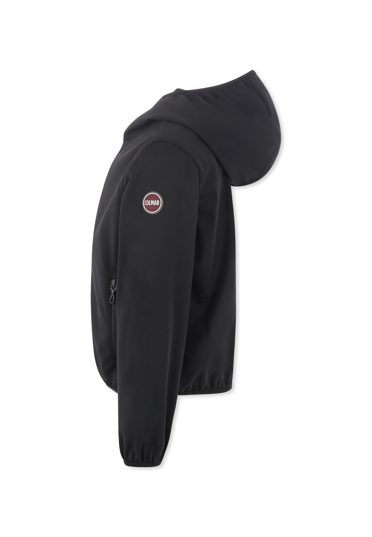 Colmar Black Windbreaker Jacket For Boy In Black