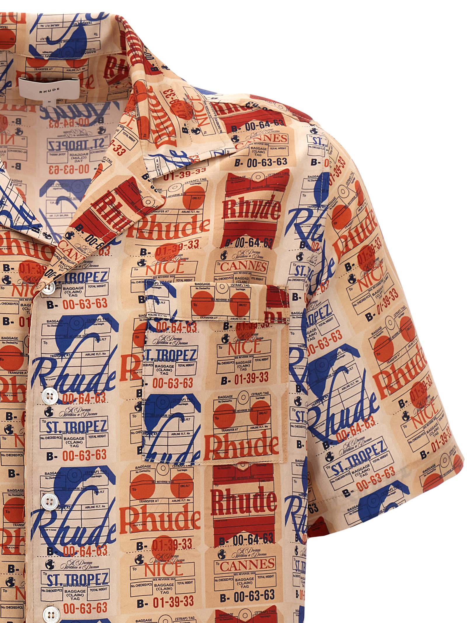 Shop Rhude Voyage Shirt In Multicolor