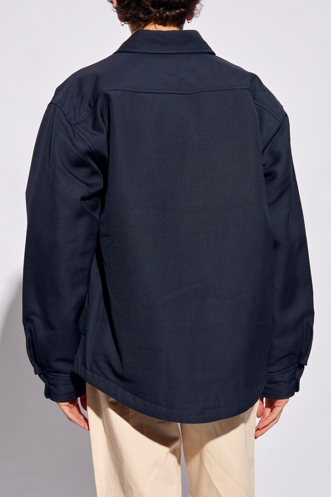 Shop Jacquemus Boulanger Jacket In Blue