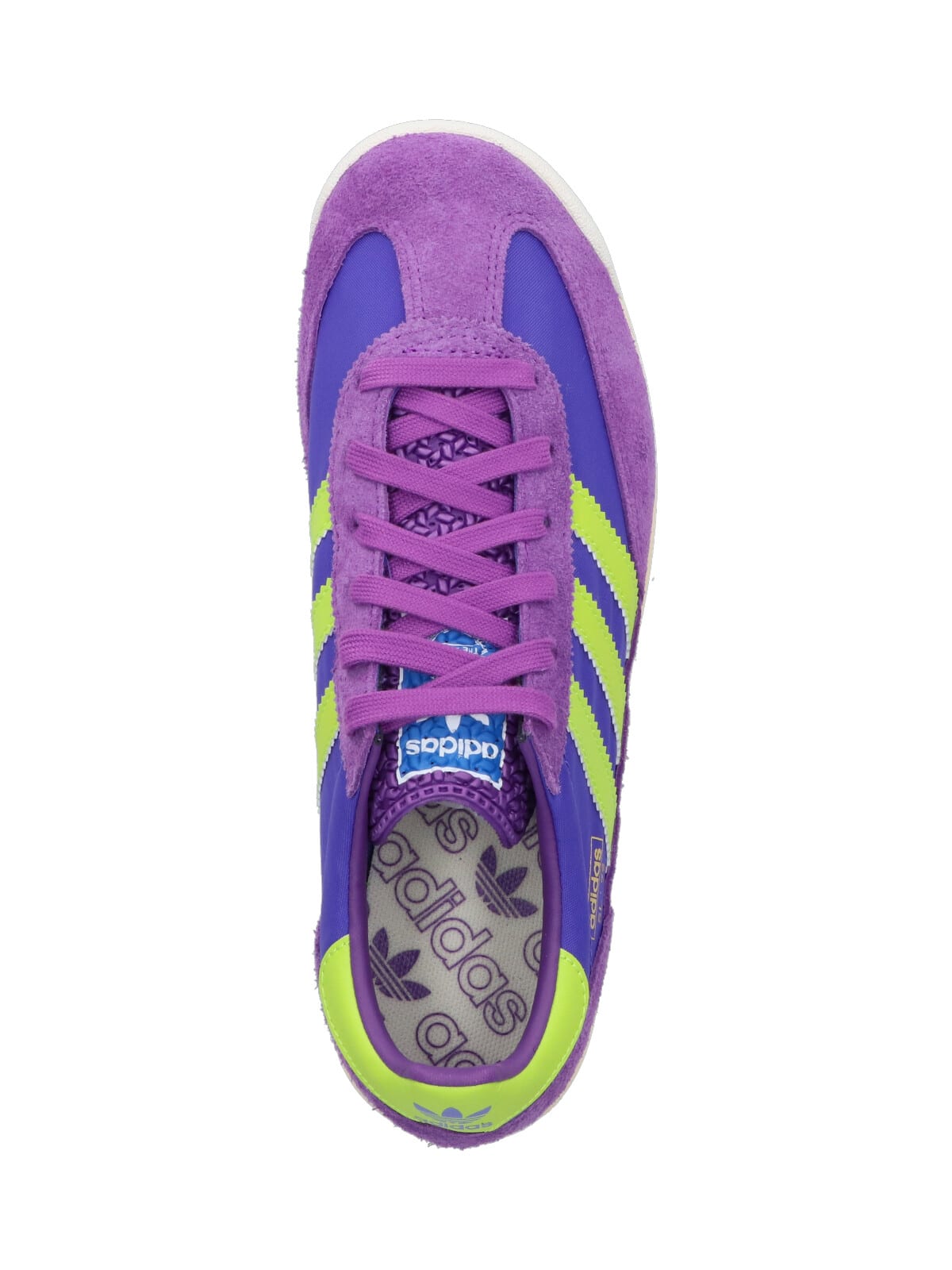 Adidas Originals Sl 72 Rs Sneakers In Viola Suede And Fabric In Purple