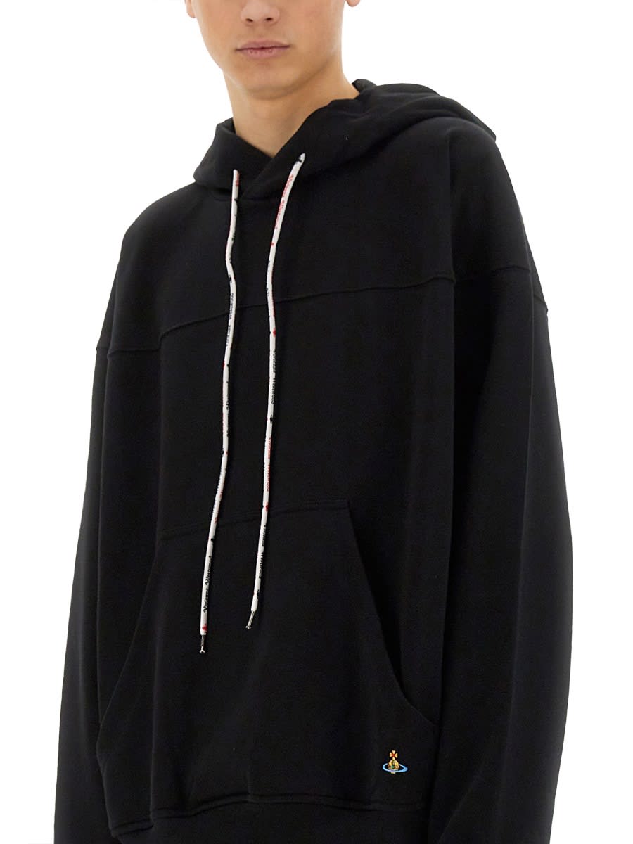 Shop Vivienne Westwood Orb Sweatshirt In Black