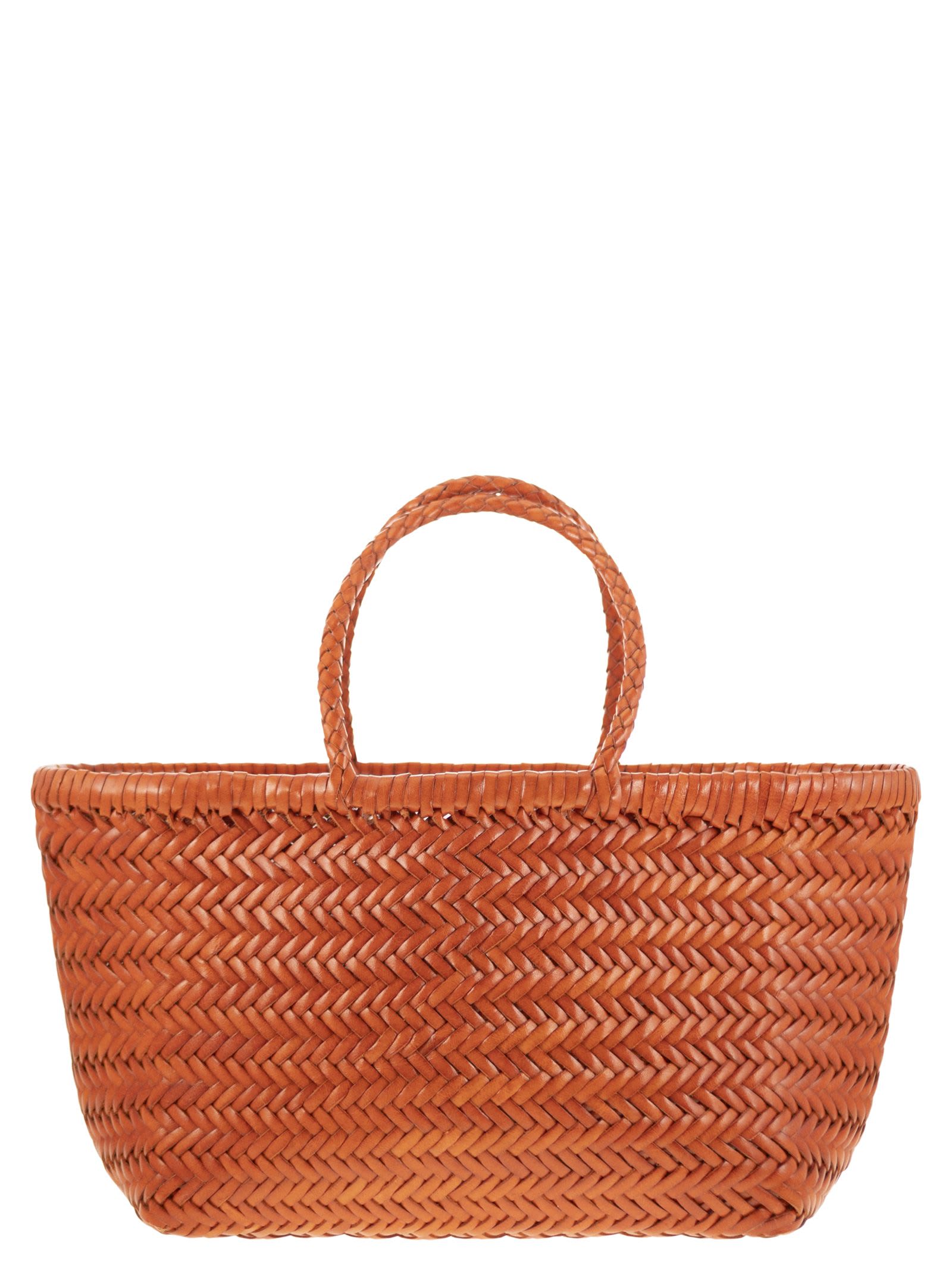 Triple Jump Small - Woven Leather Bag