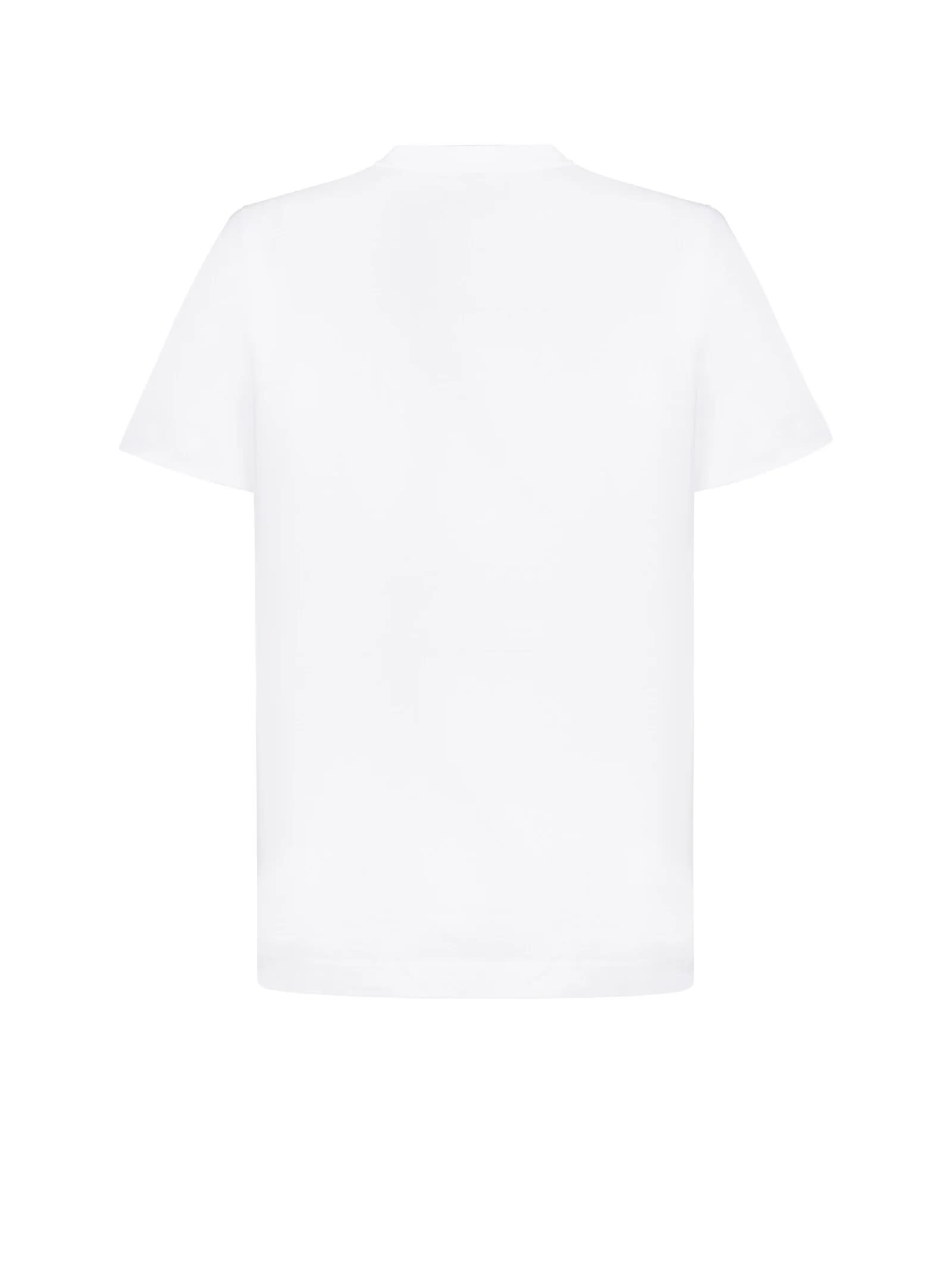 Shop Zanone Tshirt Ice Cotton In White