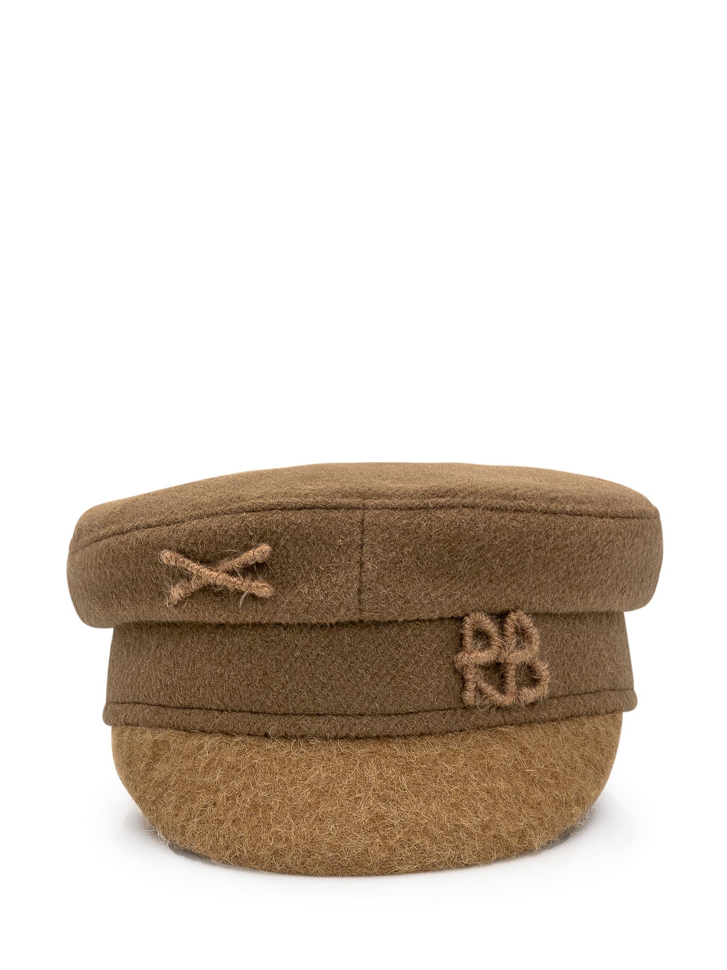 Shop Ruslan Baginskiy Baker Boy Cap In Beige