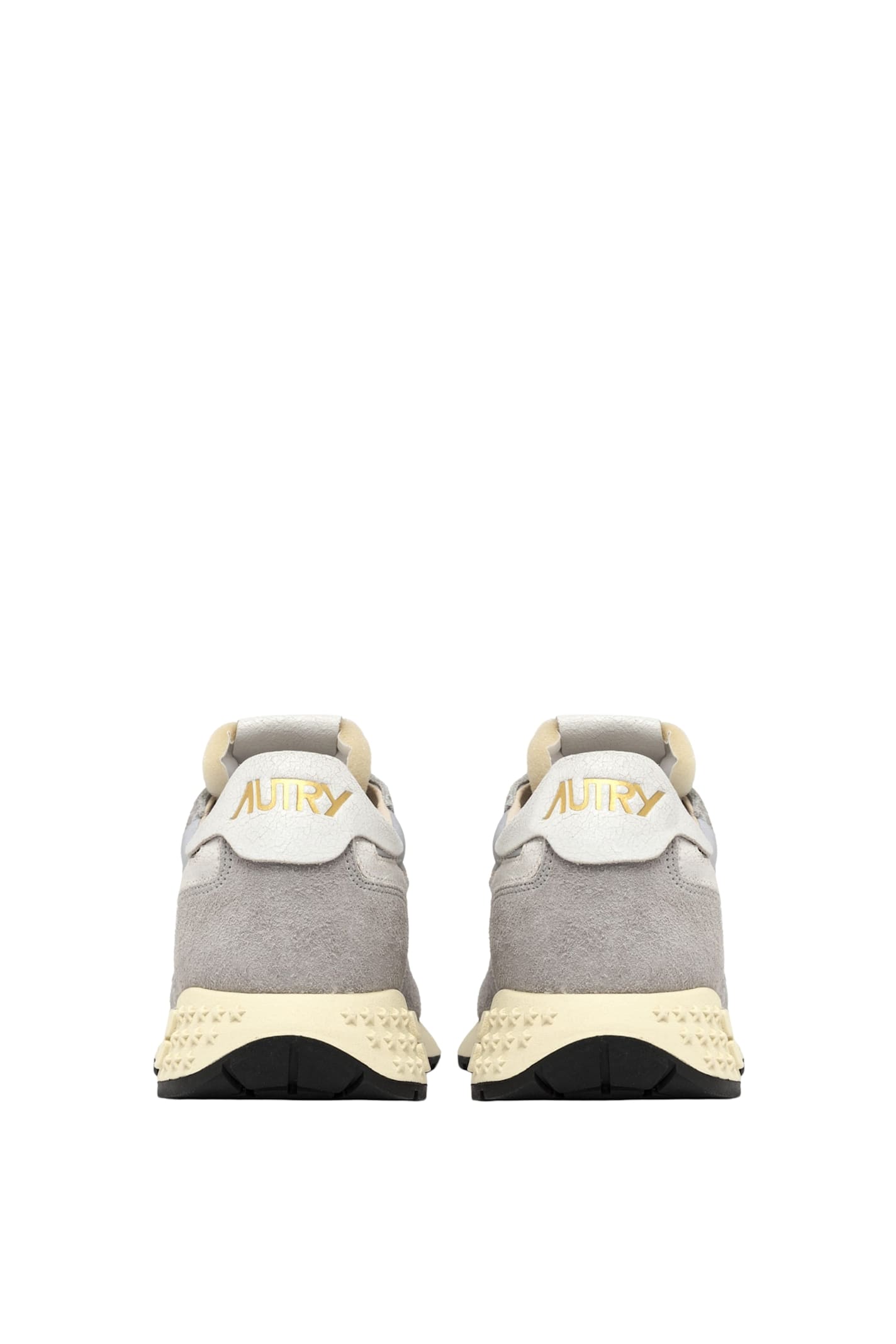 Autry "whirlwind" Sneaker In White Silver