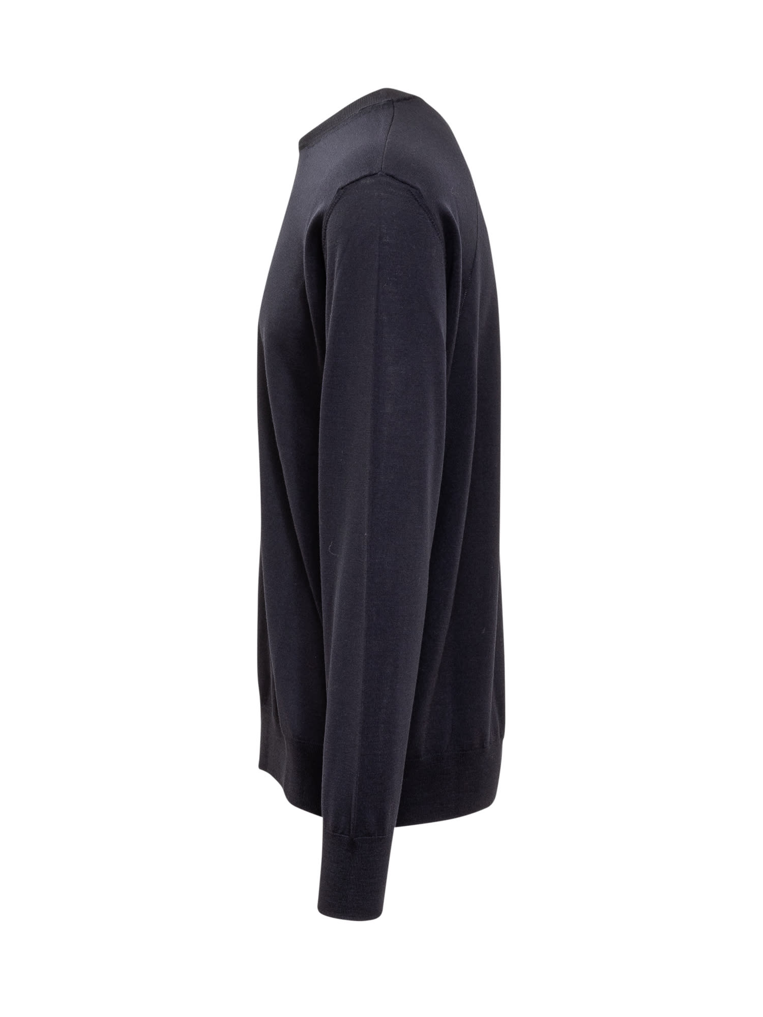 Shop Jil Sander Sweater In Dark Blue