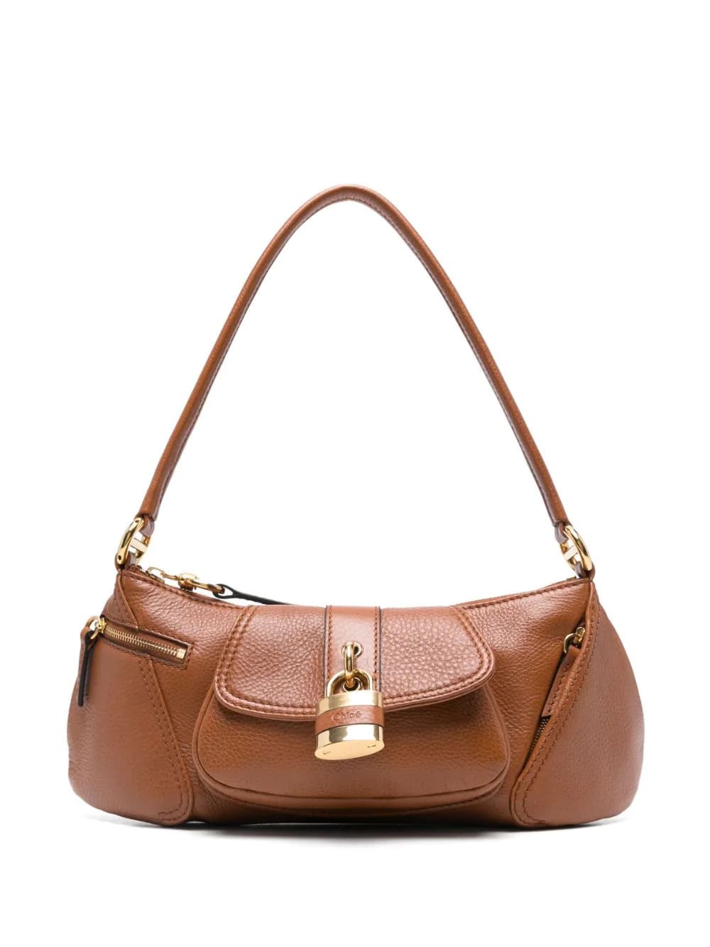 Shop Chloé The 99 In M Clay Brown