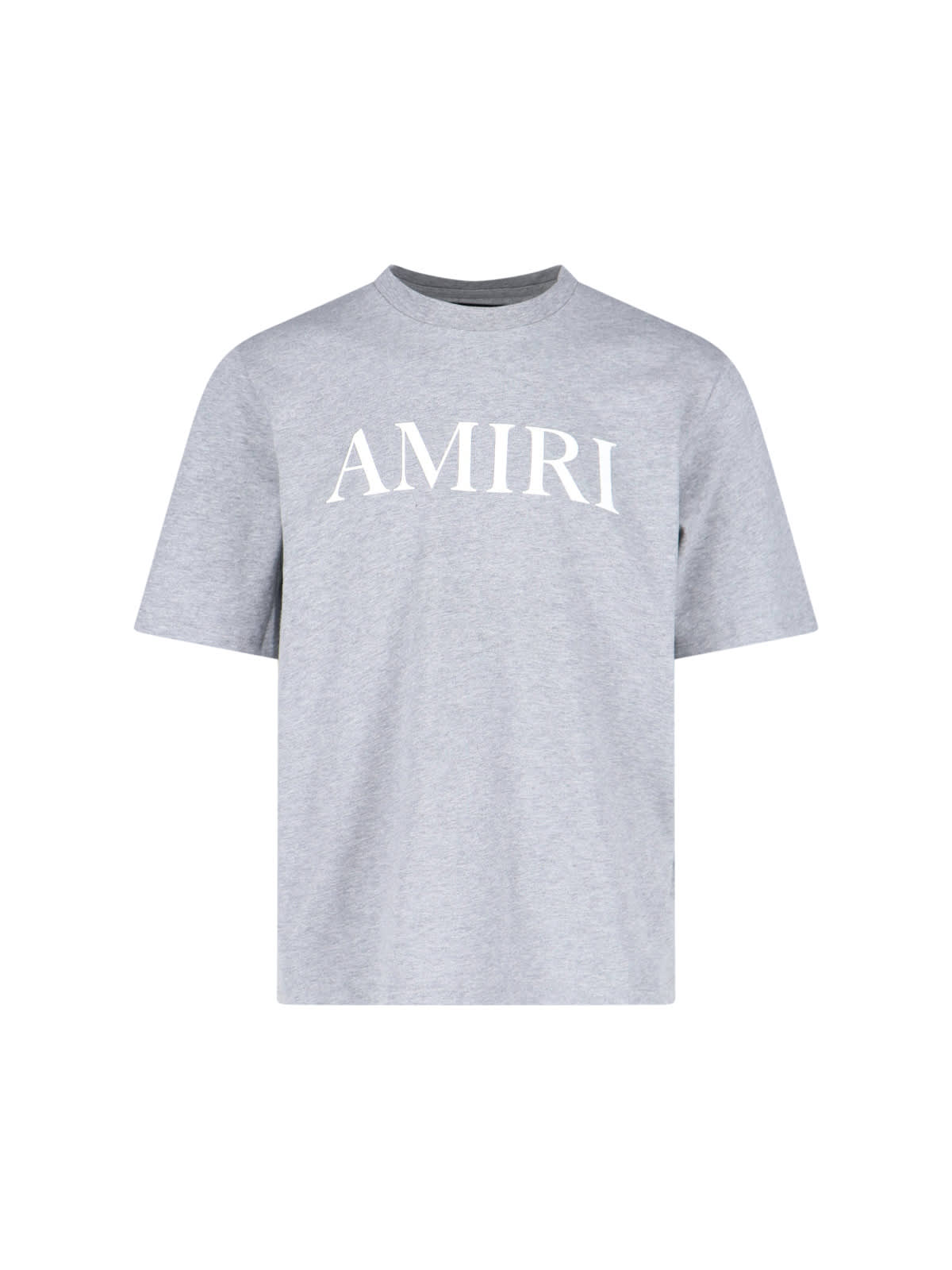Amiri Stencil Logo-print Cotton-jersey T-shirt In Gray