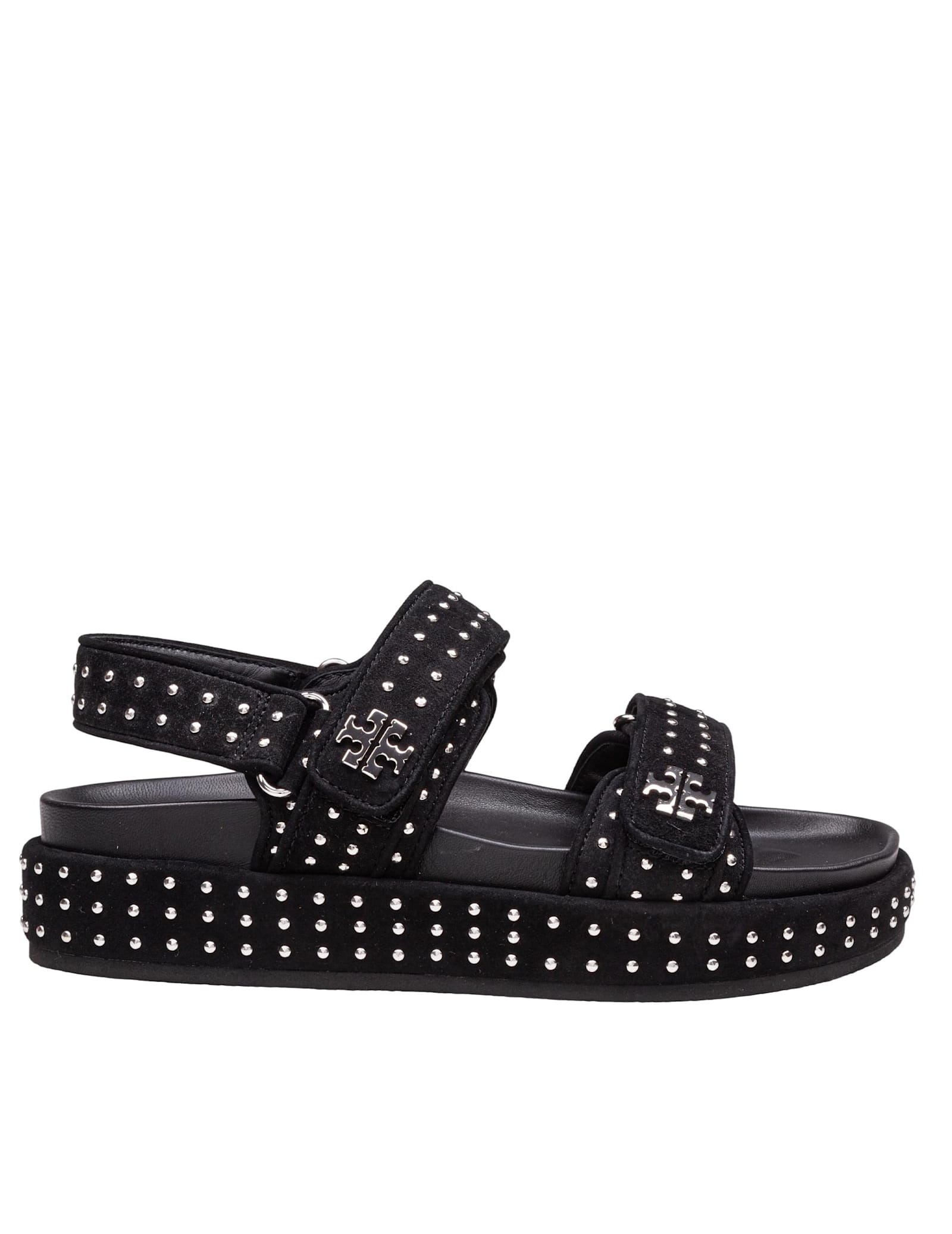 Kira Suede Sandal With Applied Studs