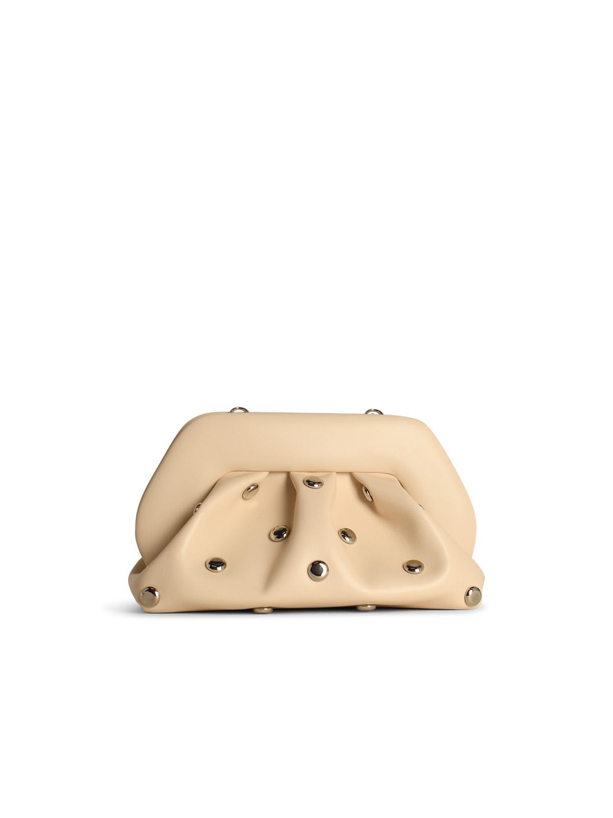 Shop Themoirè Tia Cream Vegan Leather Bag