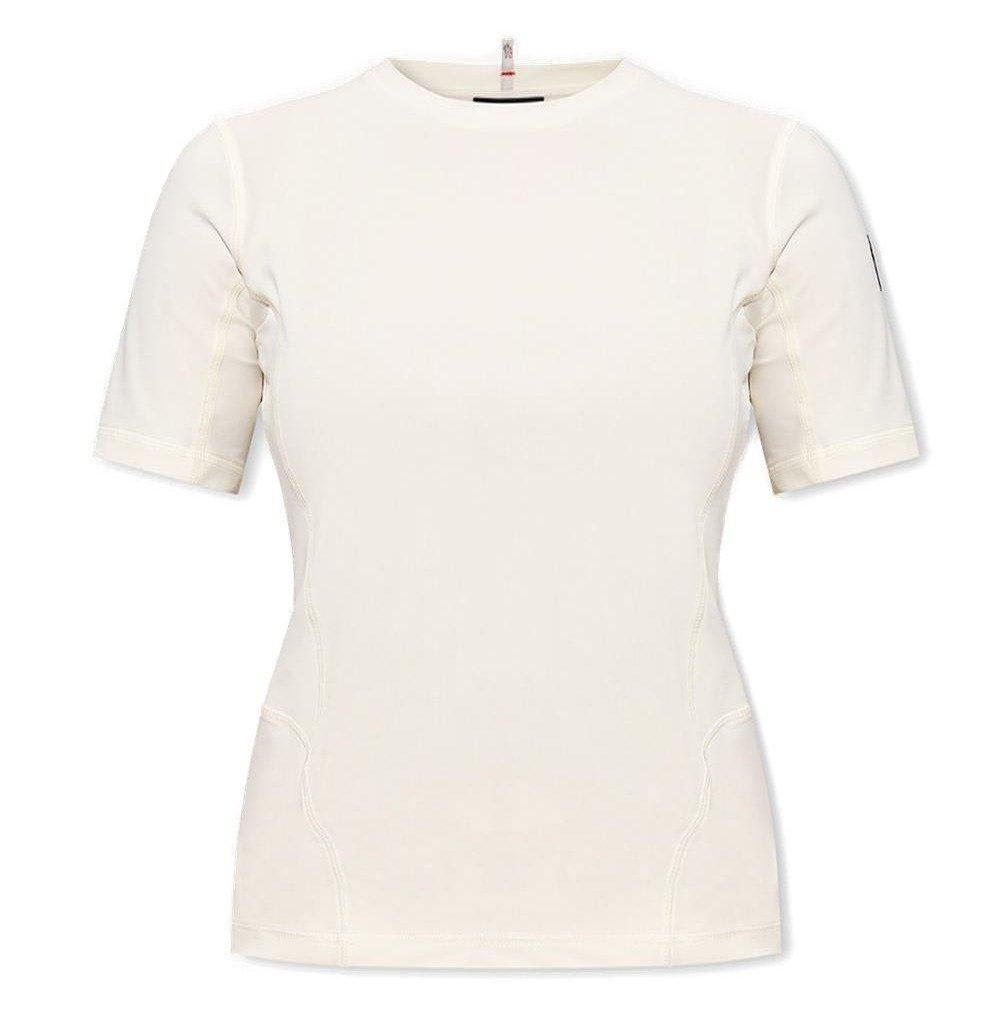 Shop Moncler Day Namic Crewneck T-shirt In White