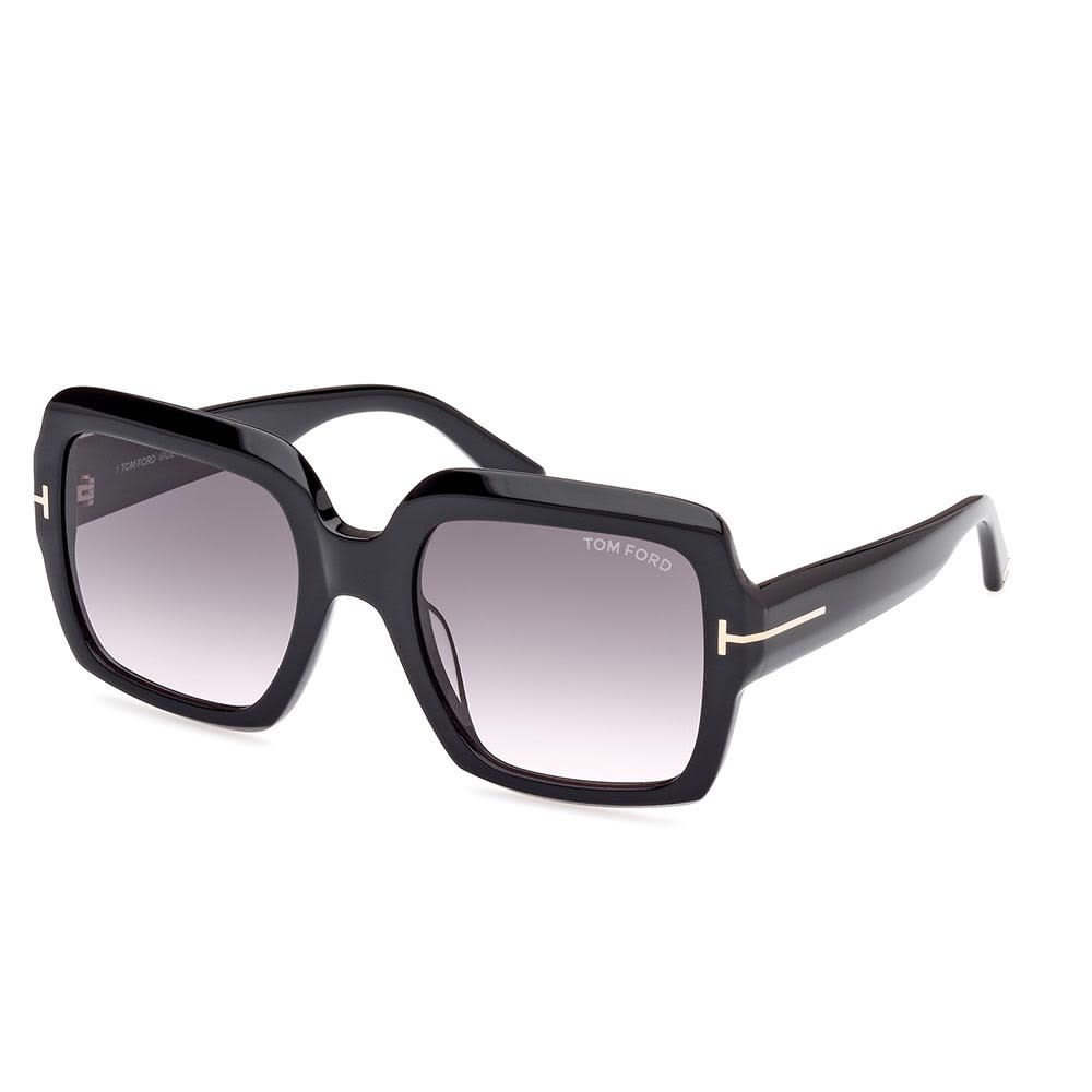 Shop Tom Ford Sunglasses In Nero/grigio Sfumato