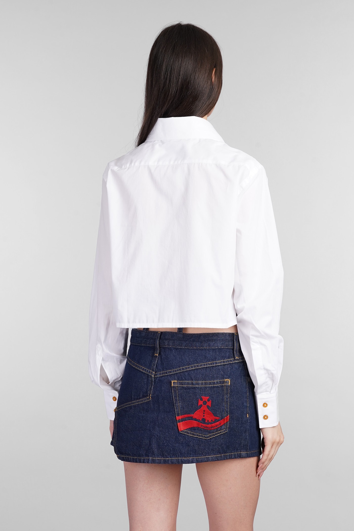 Shop Vivienne Westwood Shirt In White Cotton