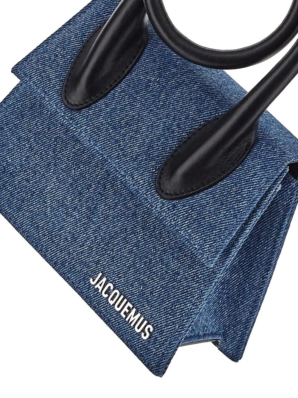 Shop Jacquemus Le Chiquito Noeud Coiled Handbag In Blue