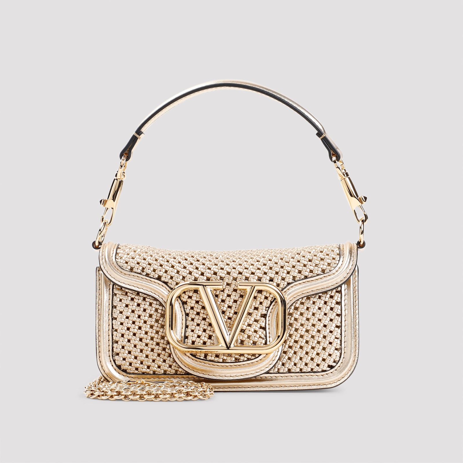 Shop Valentino Small Locò Shoulder Bag In L Mekong