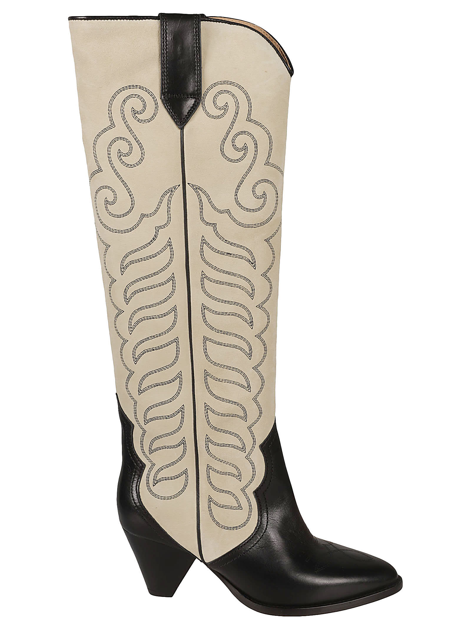ISABEL MARANT SAN EMBROIDERED BOOTS