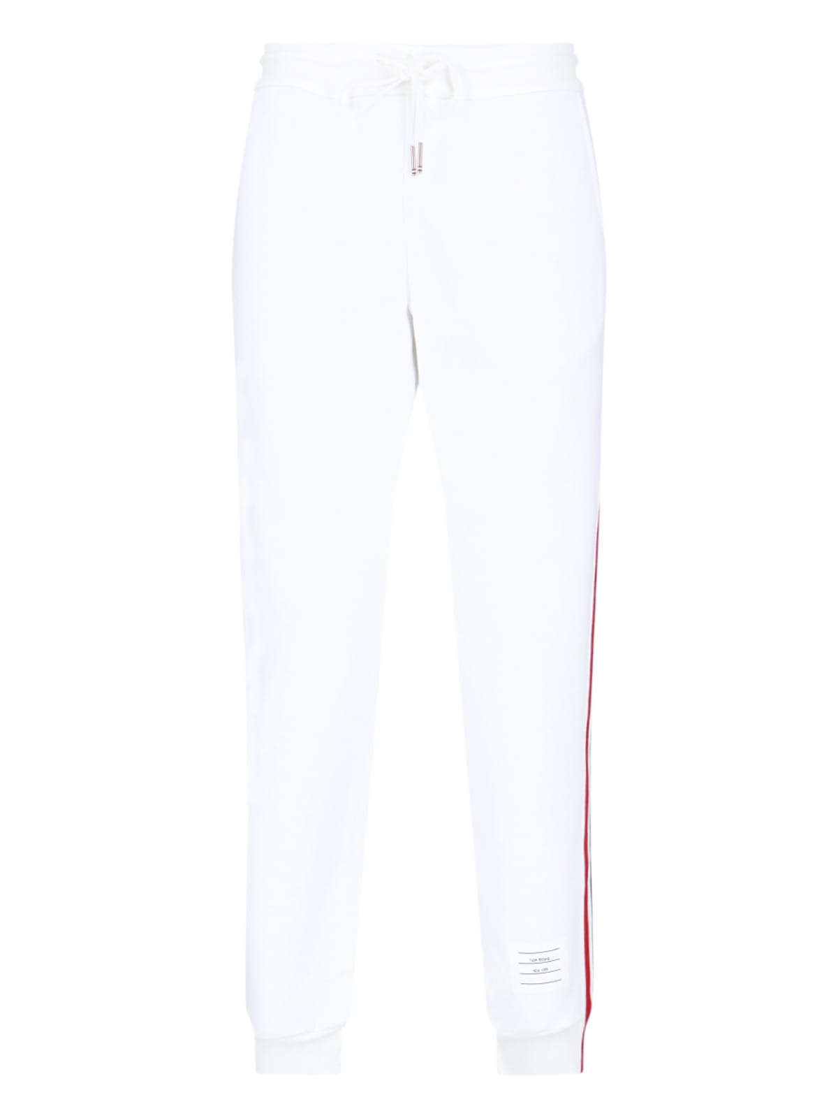 Thom Browne Tricolor Detail Sporty Pants In White