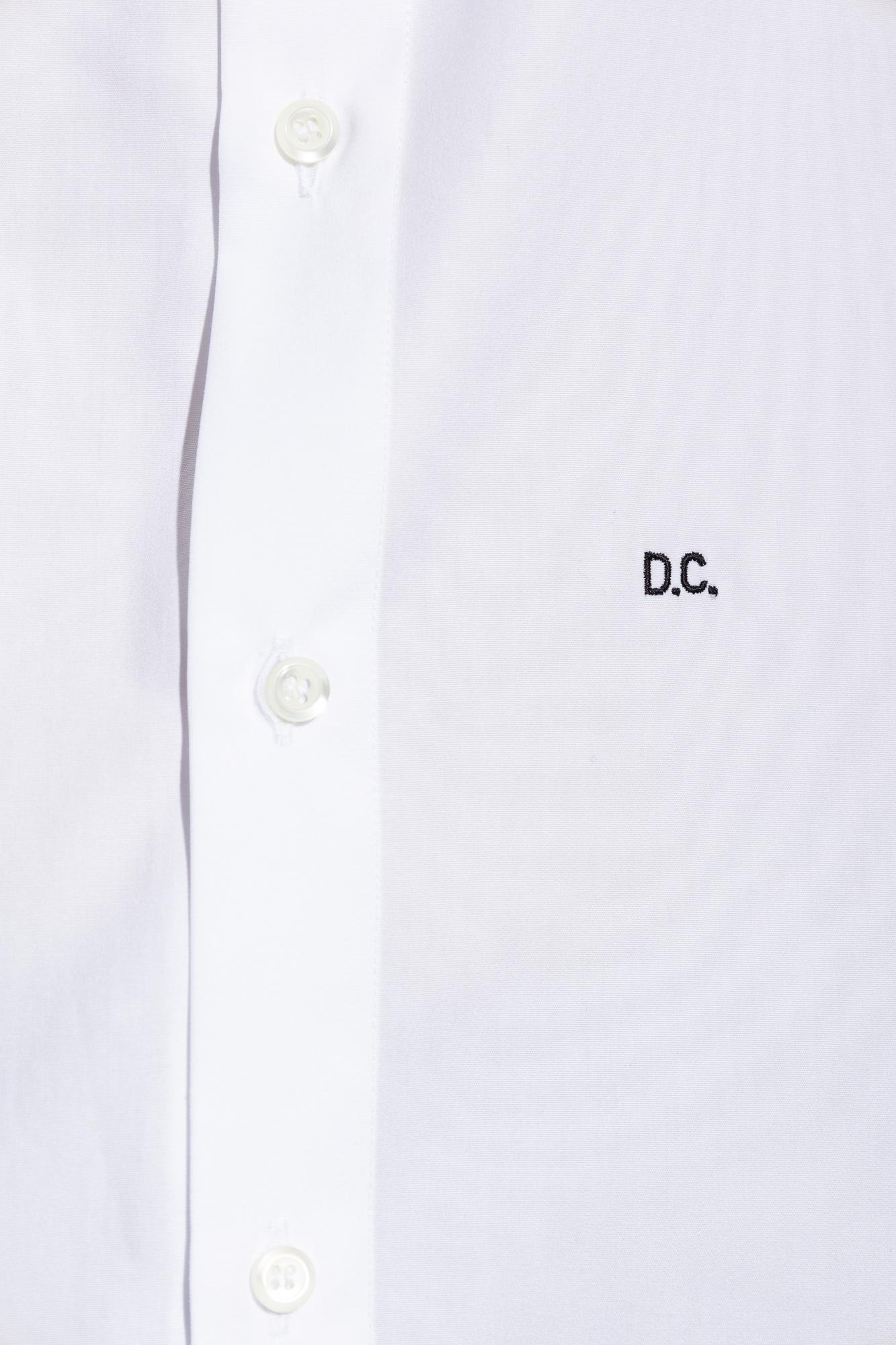 Dsquared2 Maxi Dean Shirt In White