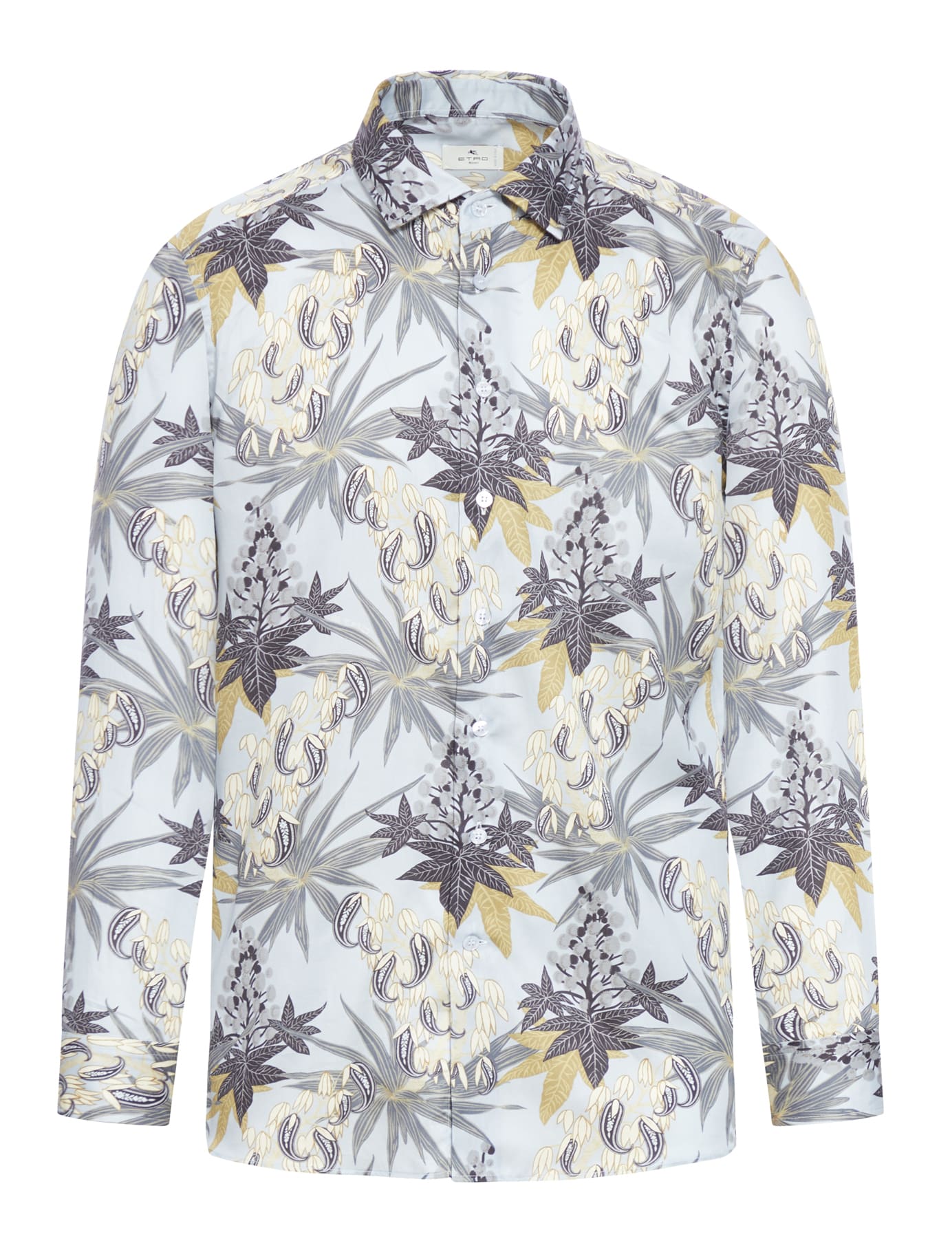 Shop Etro Patterned Long-sleeved Shirt In Multi