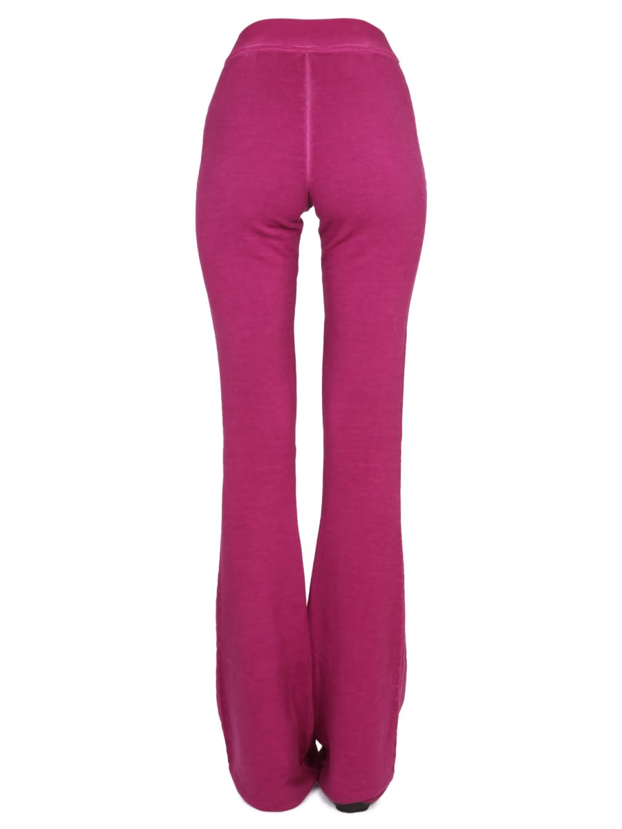Shop Dsquared2 Jogging Pants With Logo Print In Fuchsia