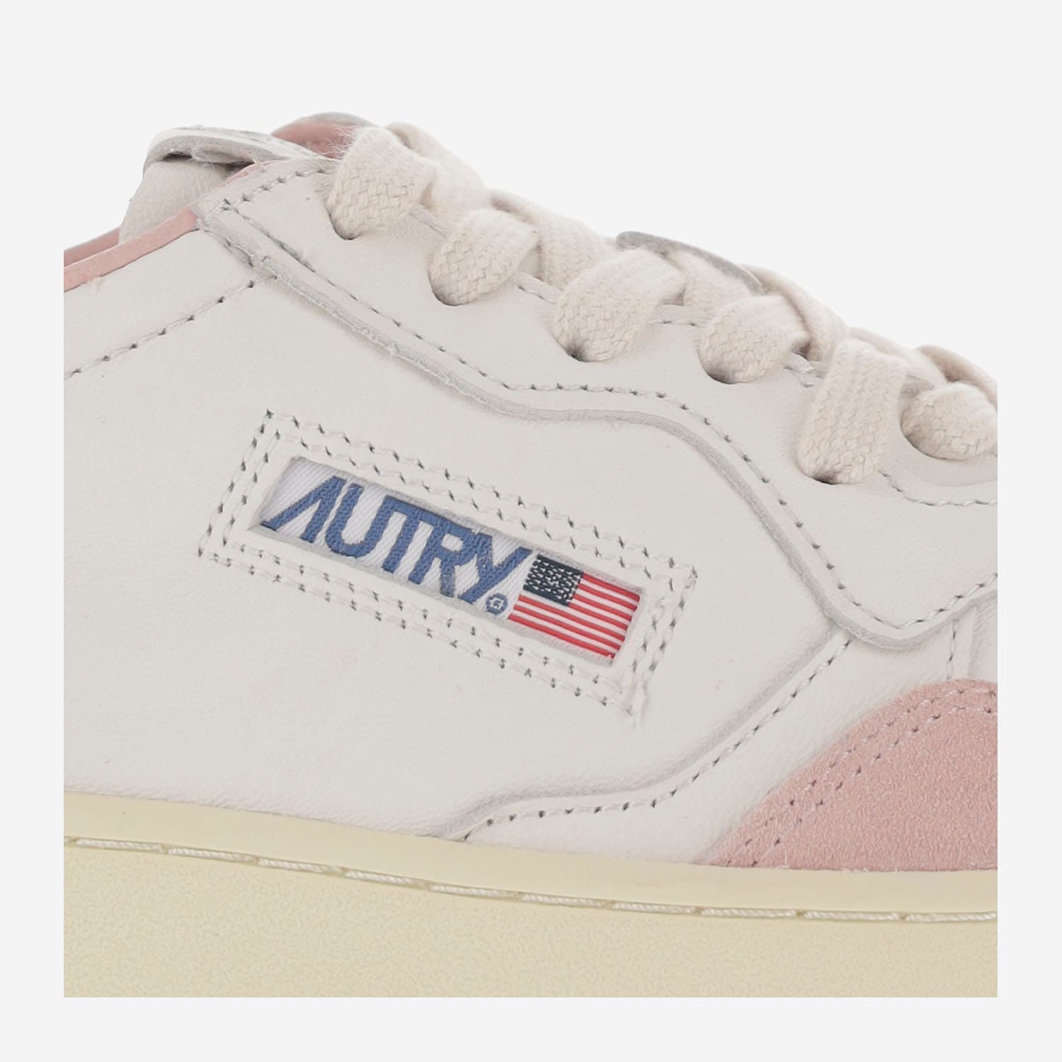 Autry Medalist Low-top Sneakers With Goat Leather In Multi