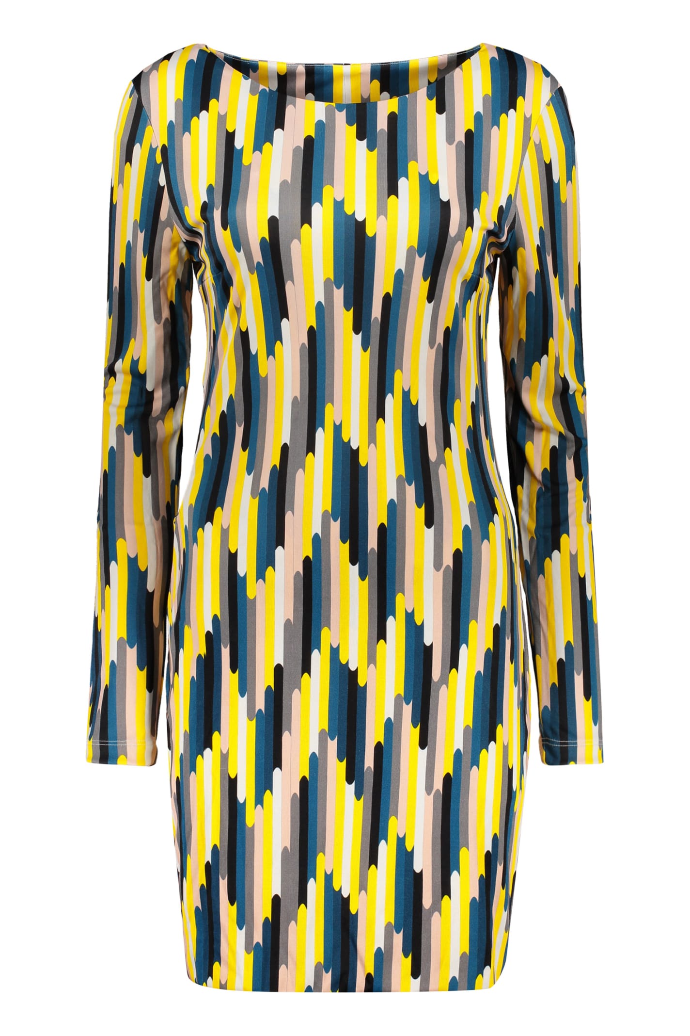 Shop Missoni Viscose Dress In Multicolor