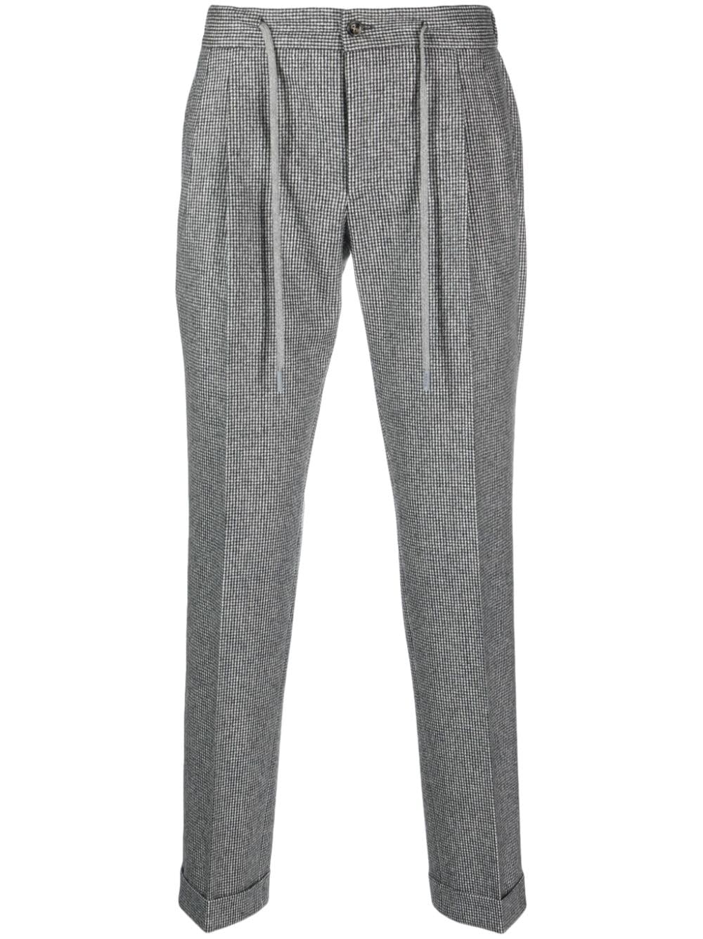 Barba Napoli Roma Coulisse Trousers In Grey
