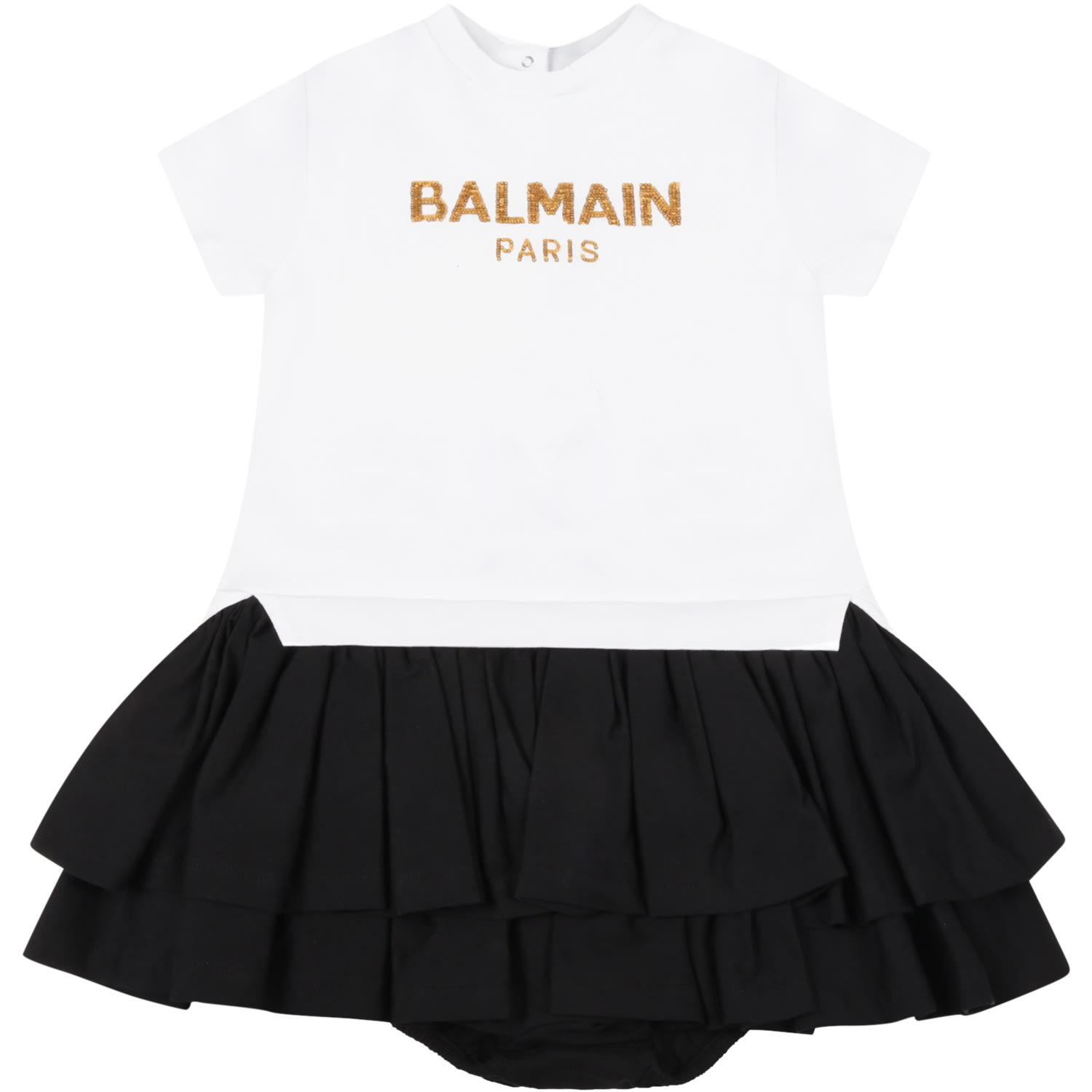 Balmain Multicolor Dress For Baby Girl
