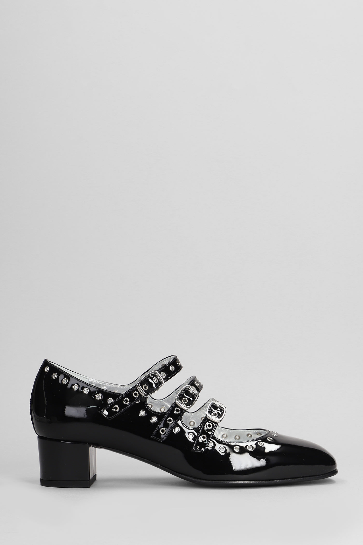 Carel Camden Pumps In Black Patent Leather