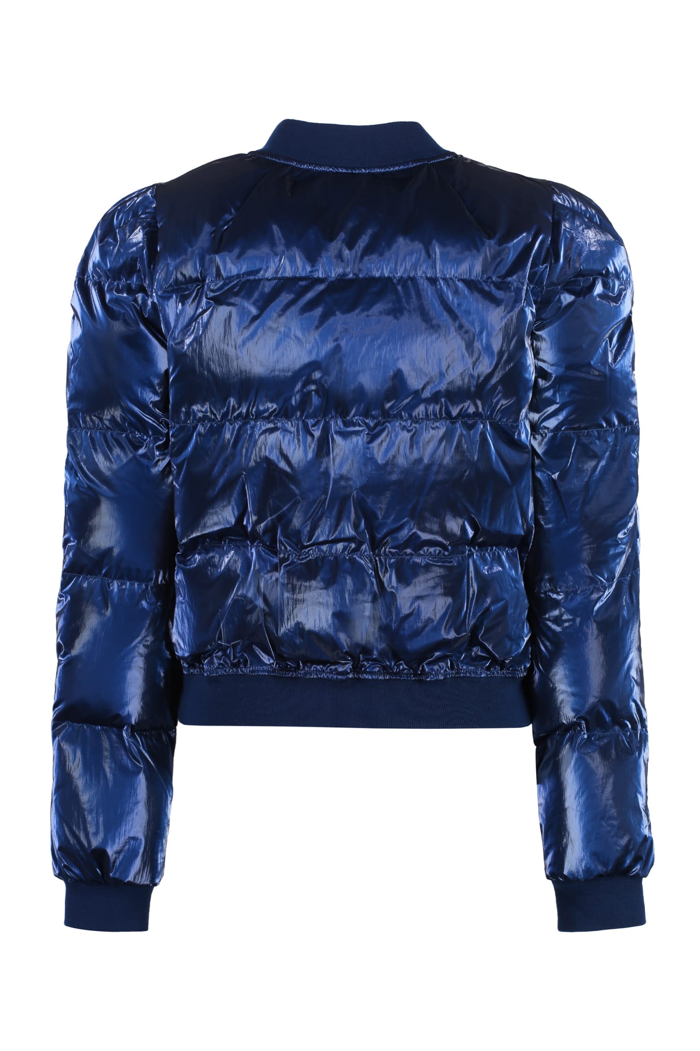 Shop Marant Etoile Cody Bomber Jacket In Technical Fabric In Blue