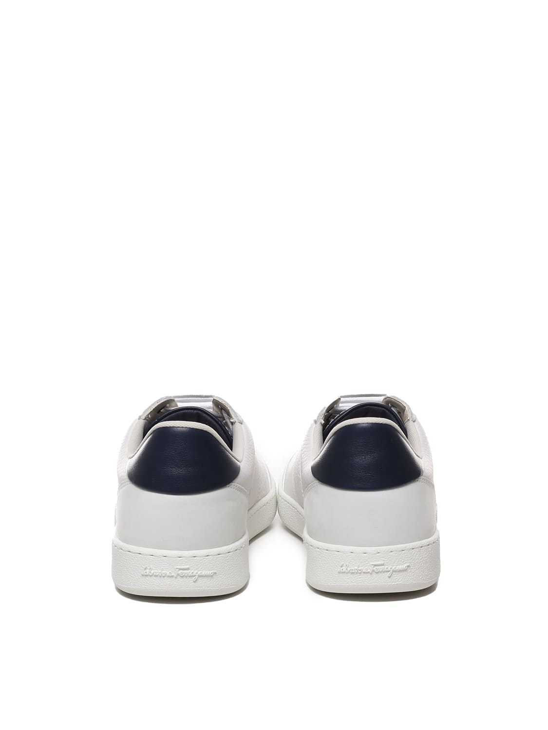 FERRAGAMO EMBOSSED LOGO SNEAKERS 