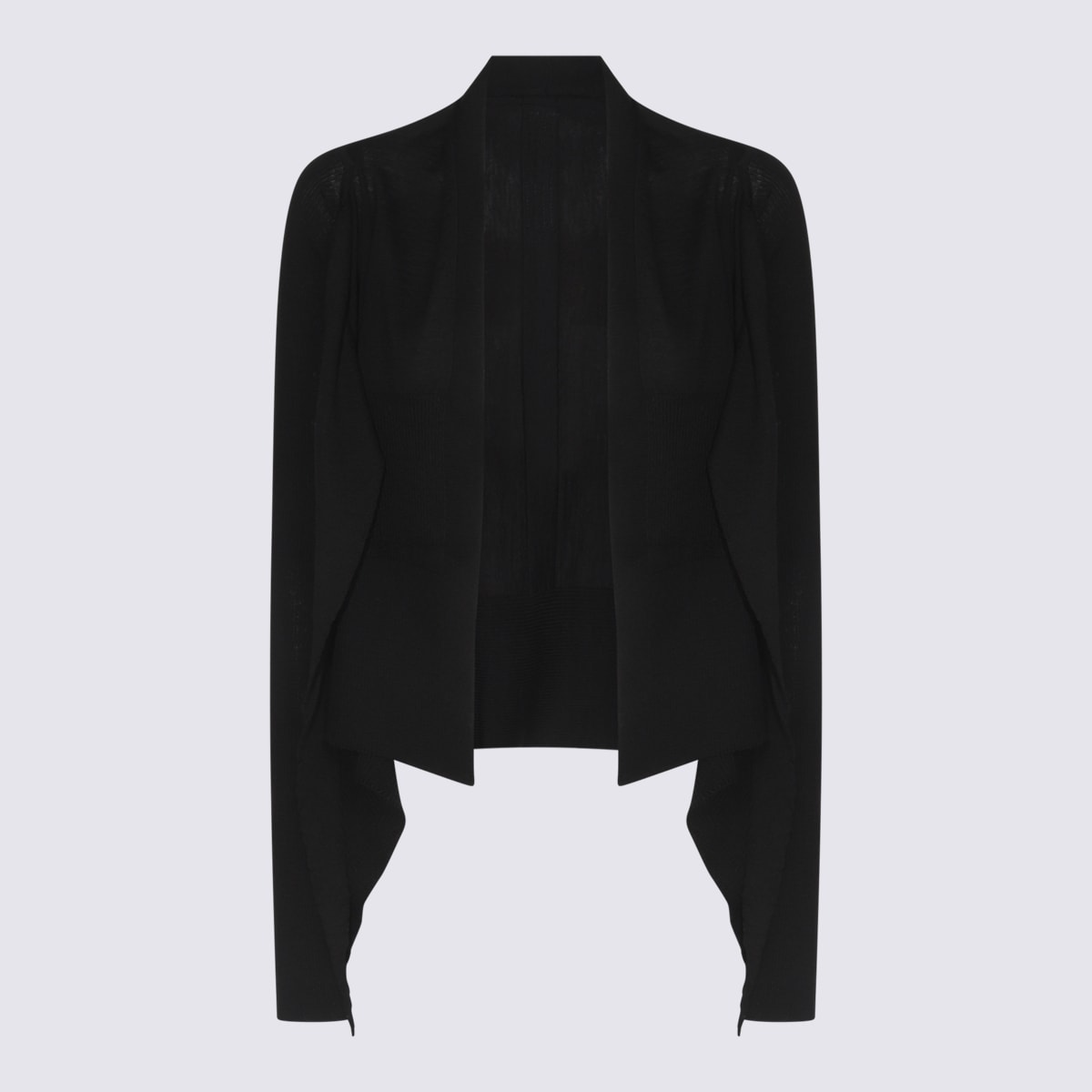 Rick Owens Black Wool Knitwear