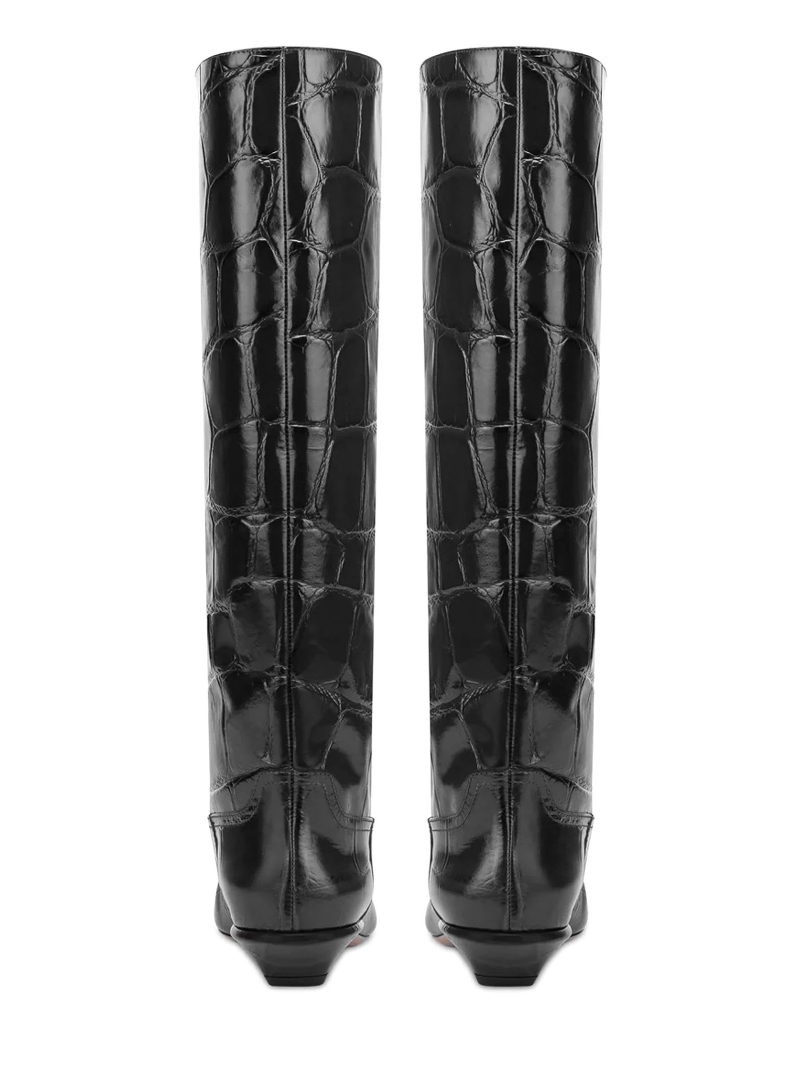 Shop Paris Texas Bettina Boot 25 In Black