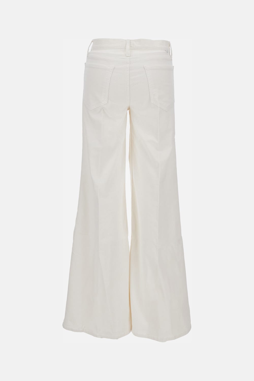 Mother The Twister Sneak Denim Jeans In White