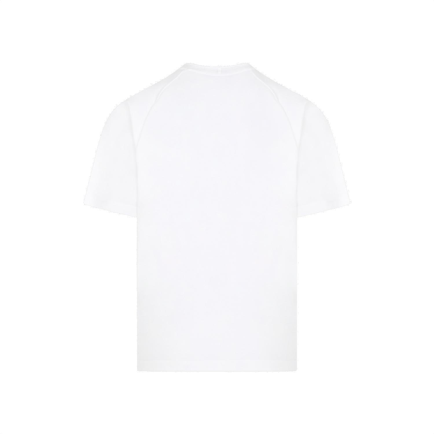 Shop Stone Island Logo Patch Crewneck T-shirt In White