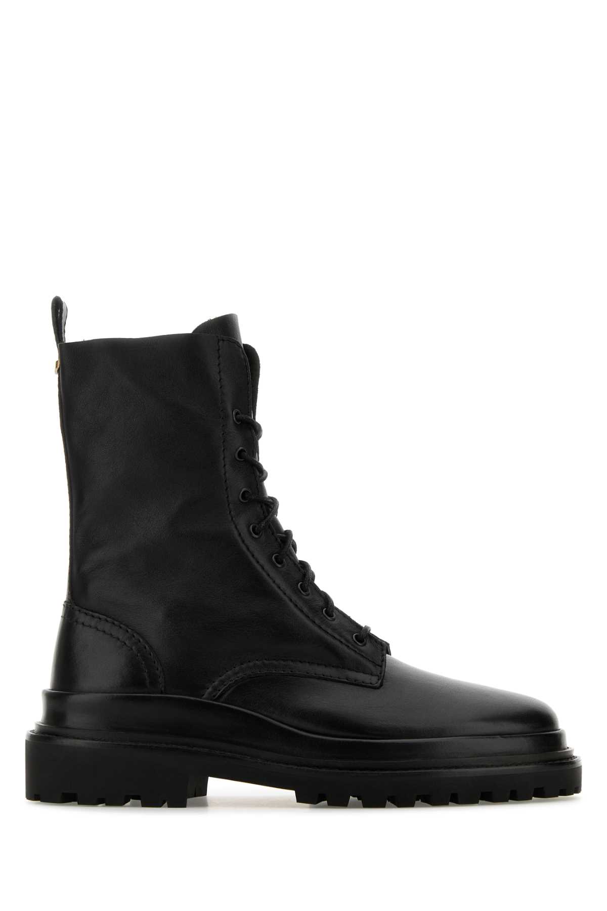 Isabel Marant Black Leather Ghiso Ankle Boots