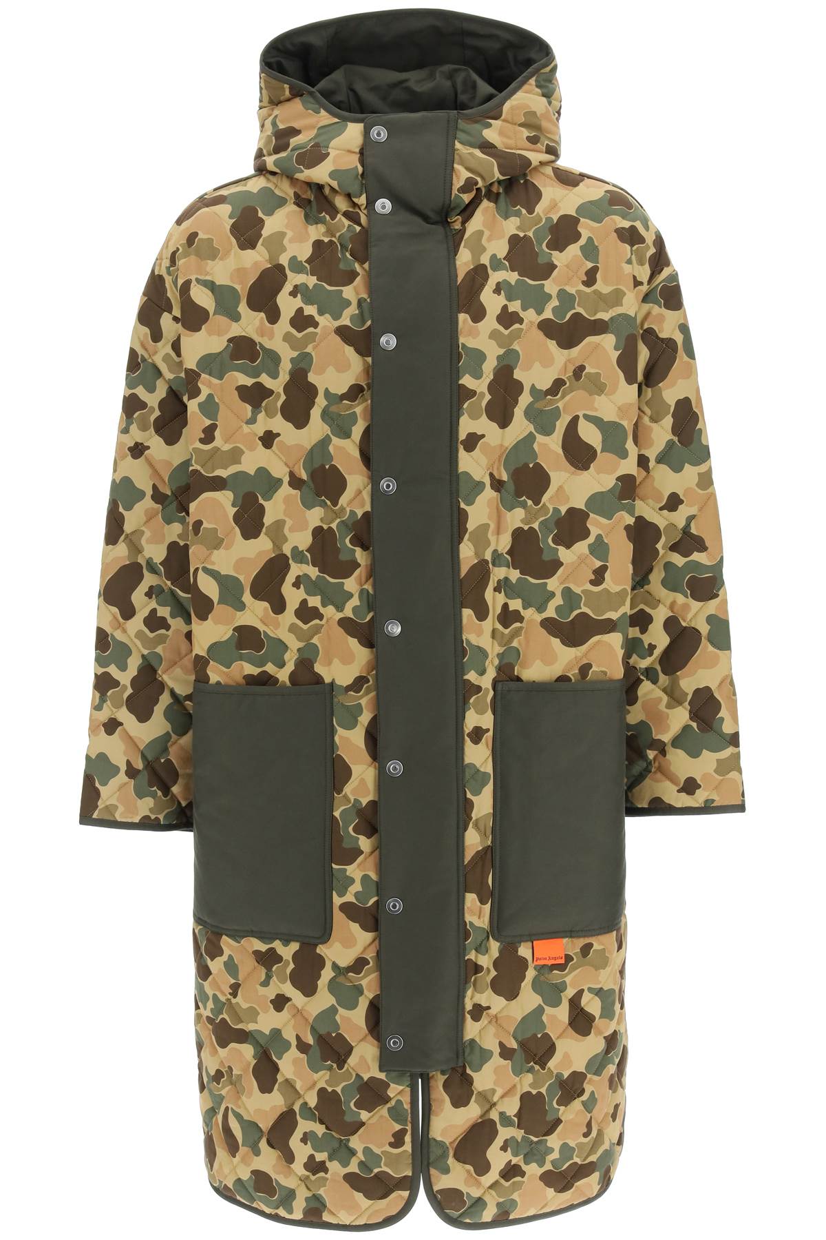 Palm Angels Long Camouflage Parka