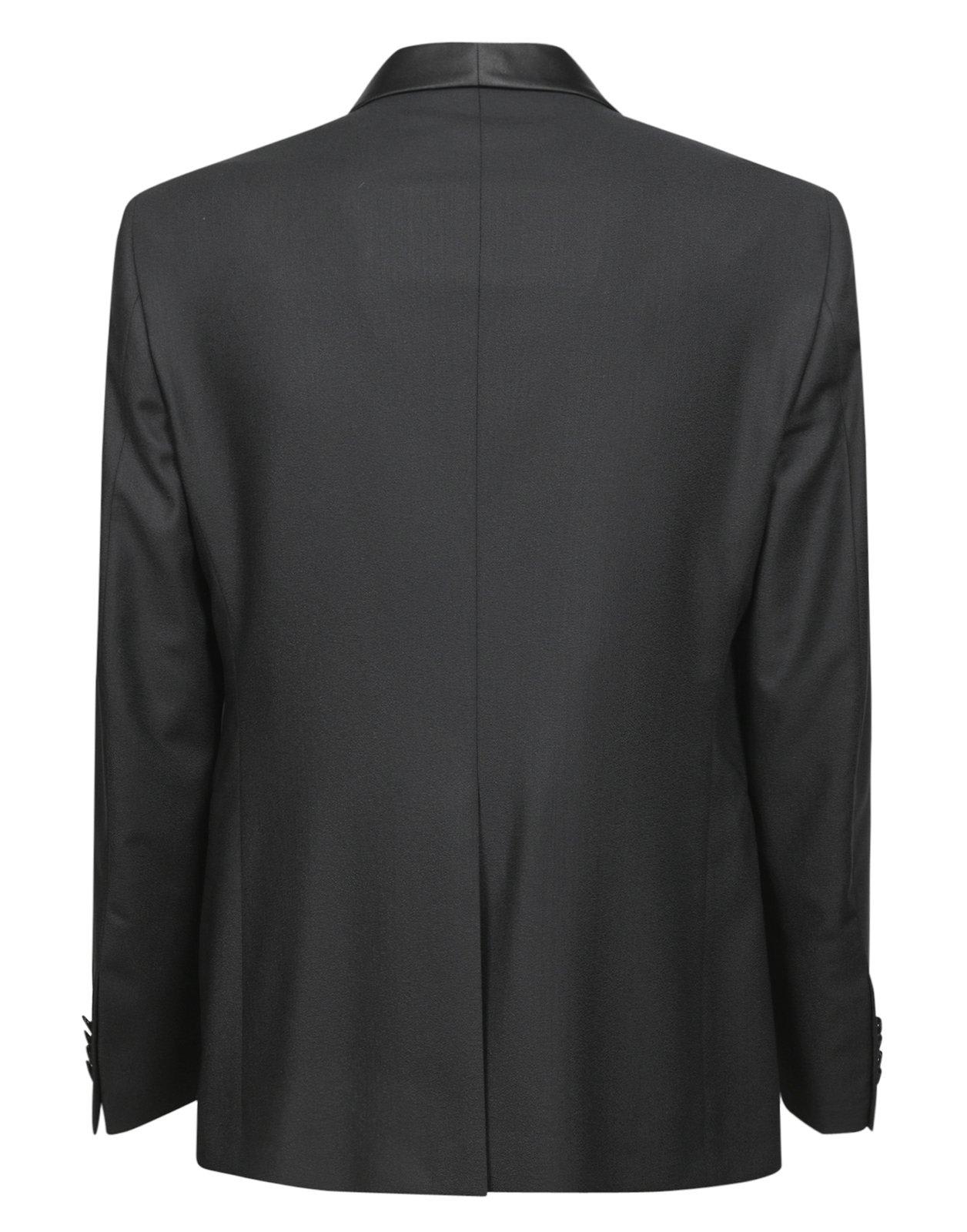 Shop Tagliatore Single-breasted Two-piece Suit Set In Nero